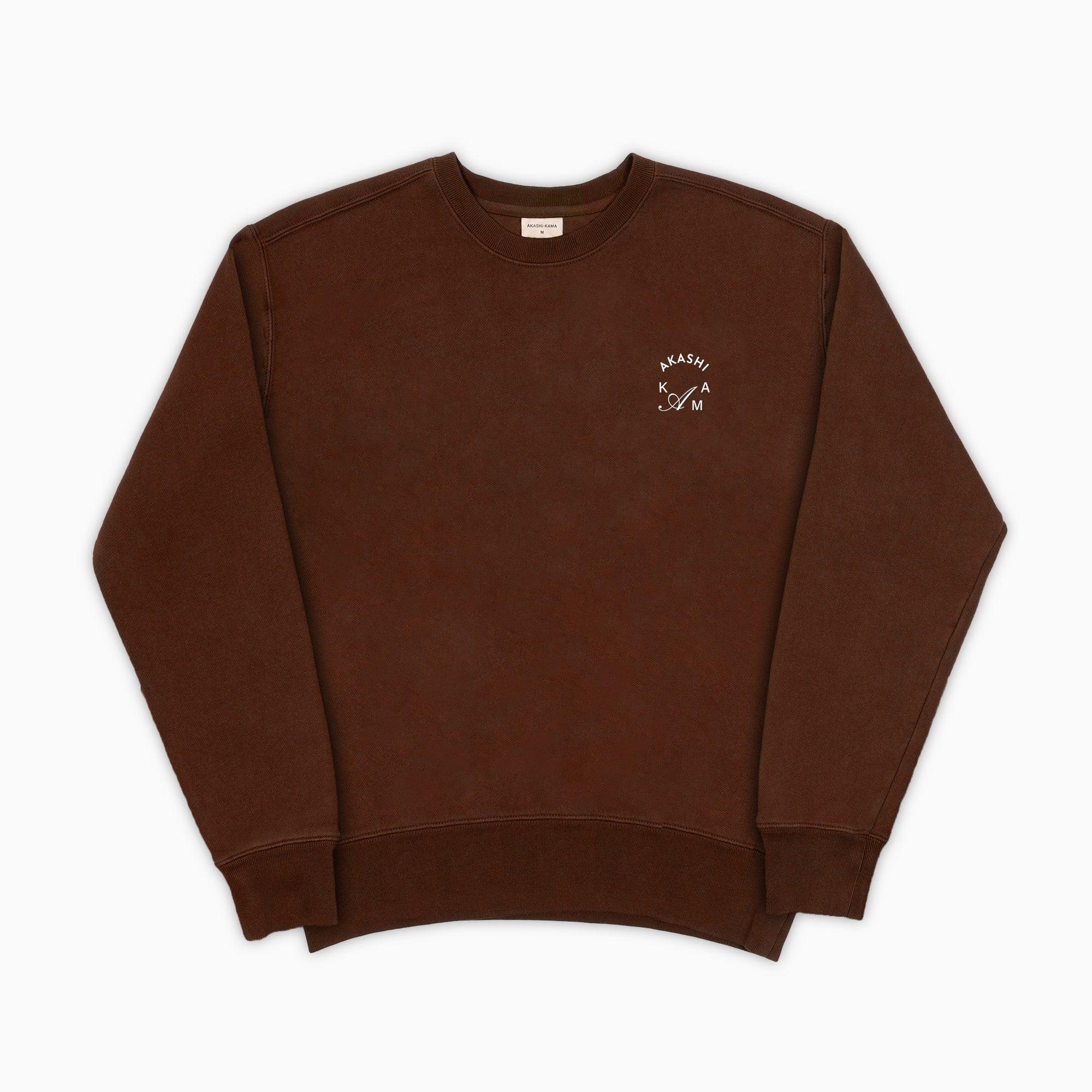 Crest Crewneck - Chocolate