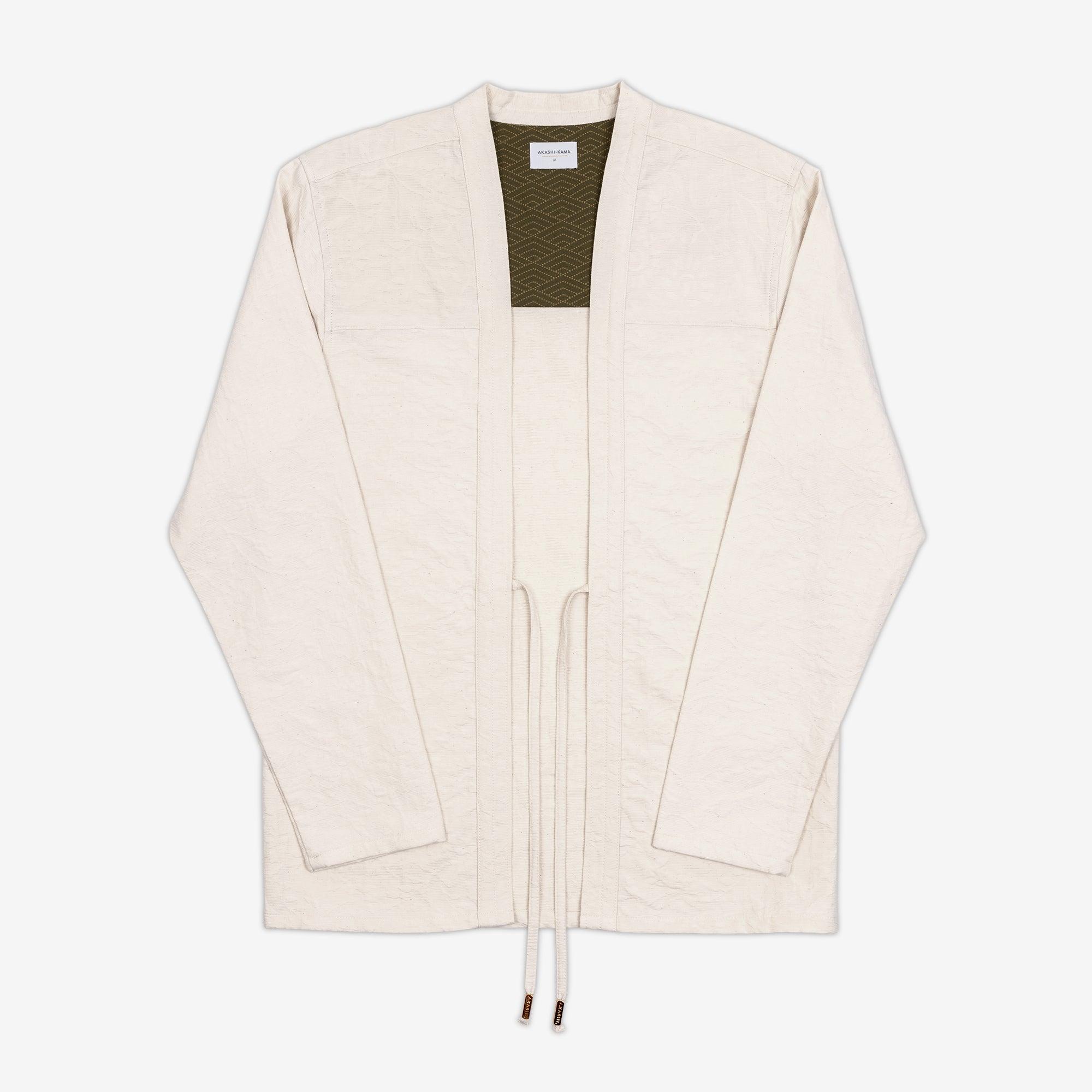 Noragi Jacket - Cream Hyōgo Weave
