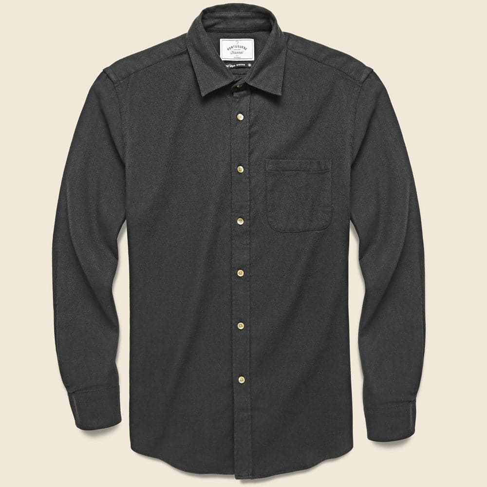 Flannel Teca Shirt - Black
