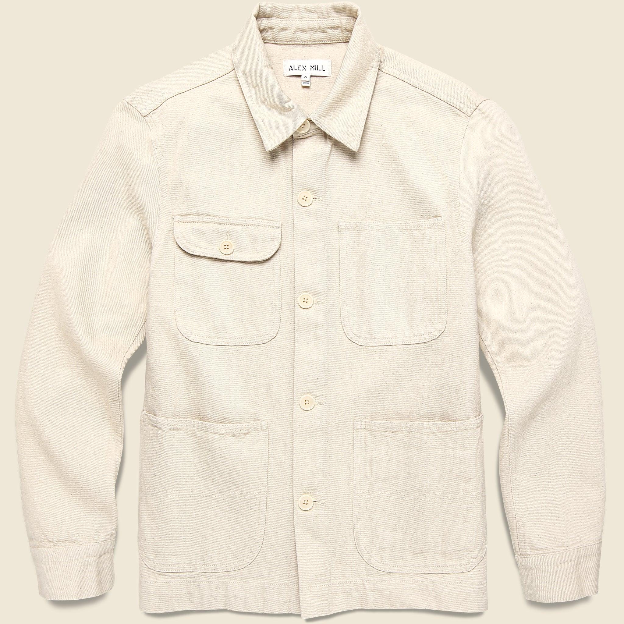 Denim Work Jacket - Natural