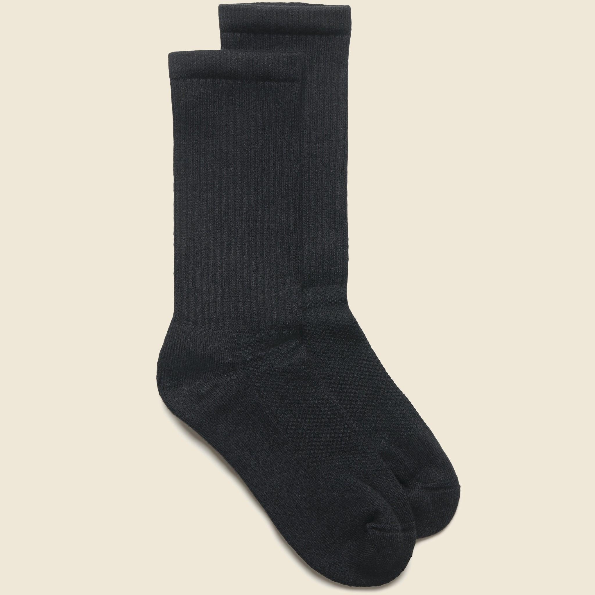 Statement Crew Sock - Black