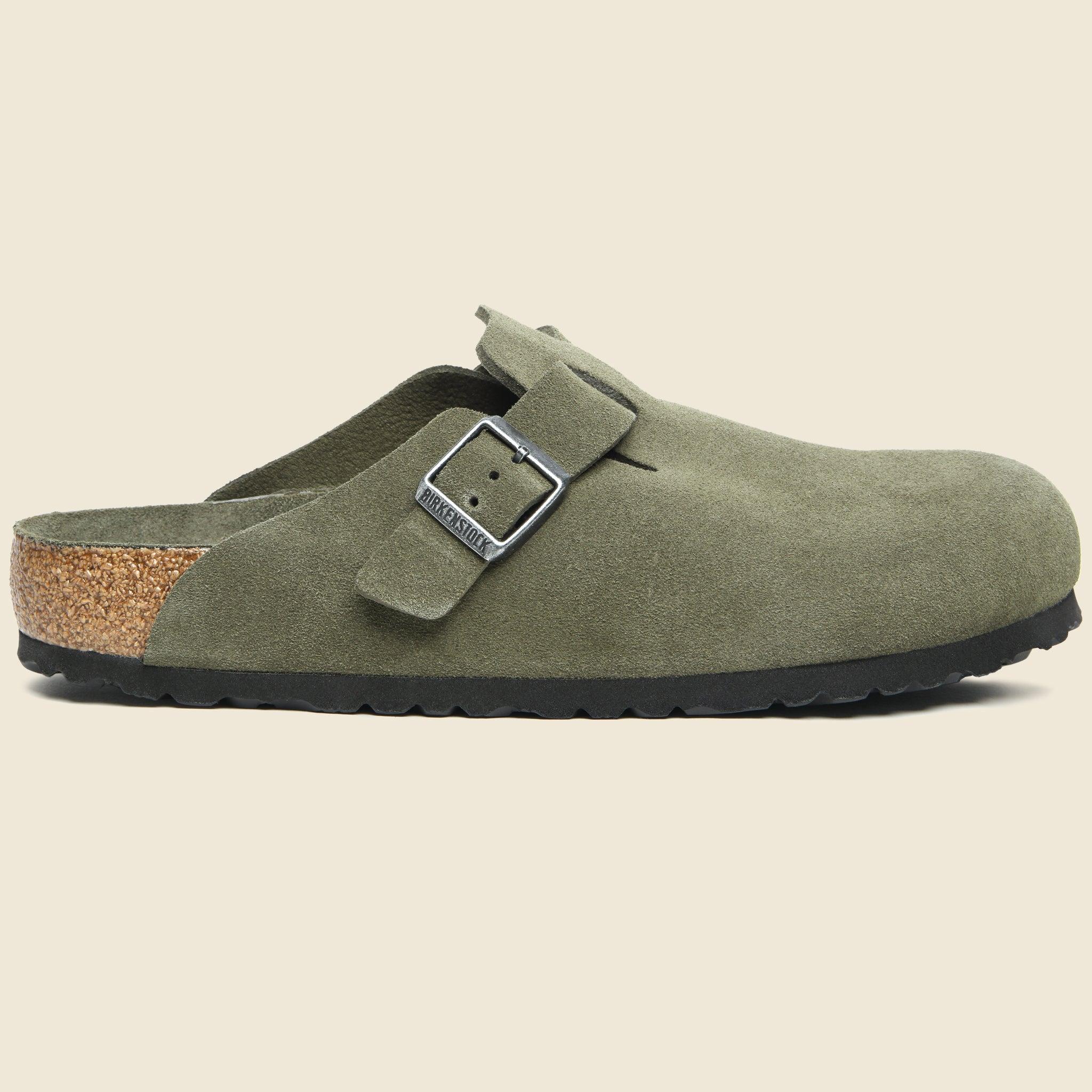 Boston Soft Footbed Clog - Tonal Thyme Suede