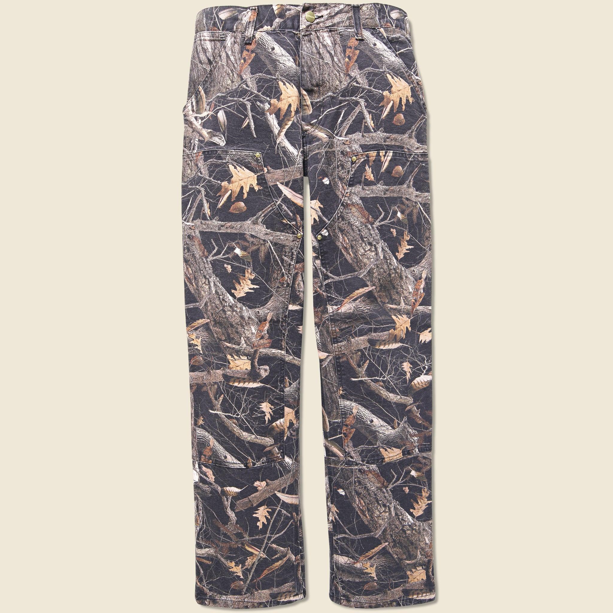 Double Knee Pant - Camo Feather Tree