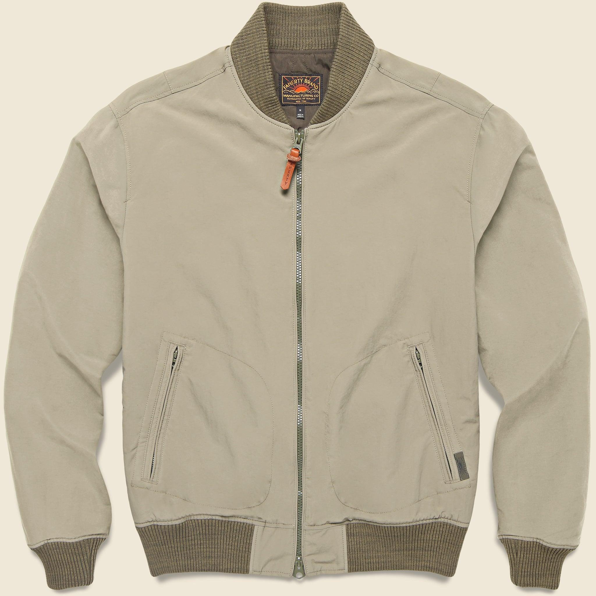 Military Bomber Jacket - Olive Valley