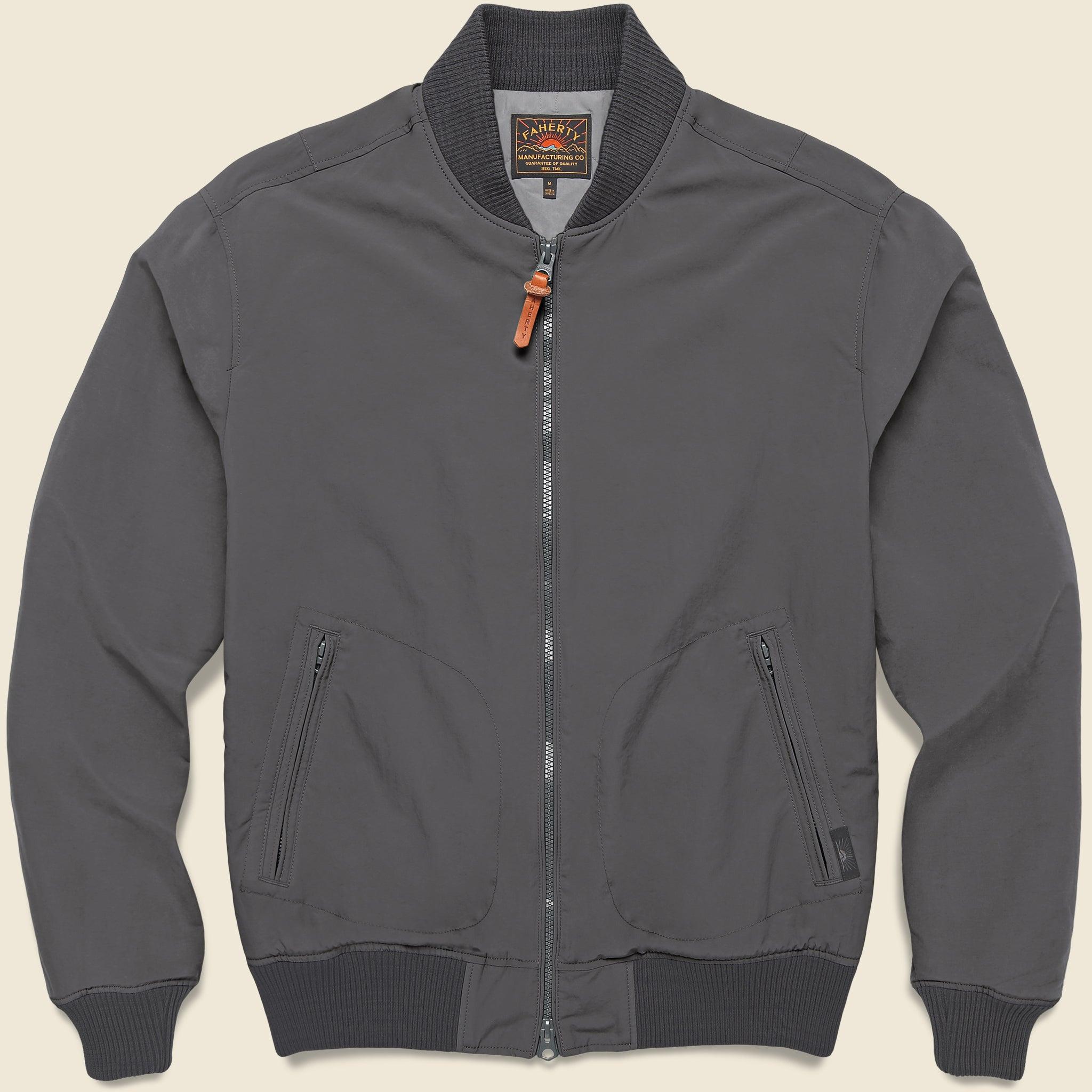 Military Bomber Jacket - Graphite