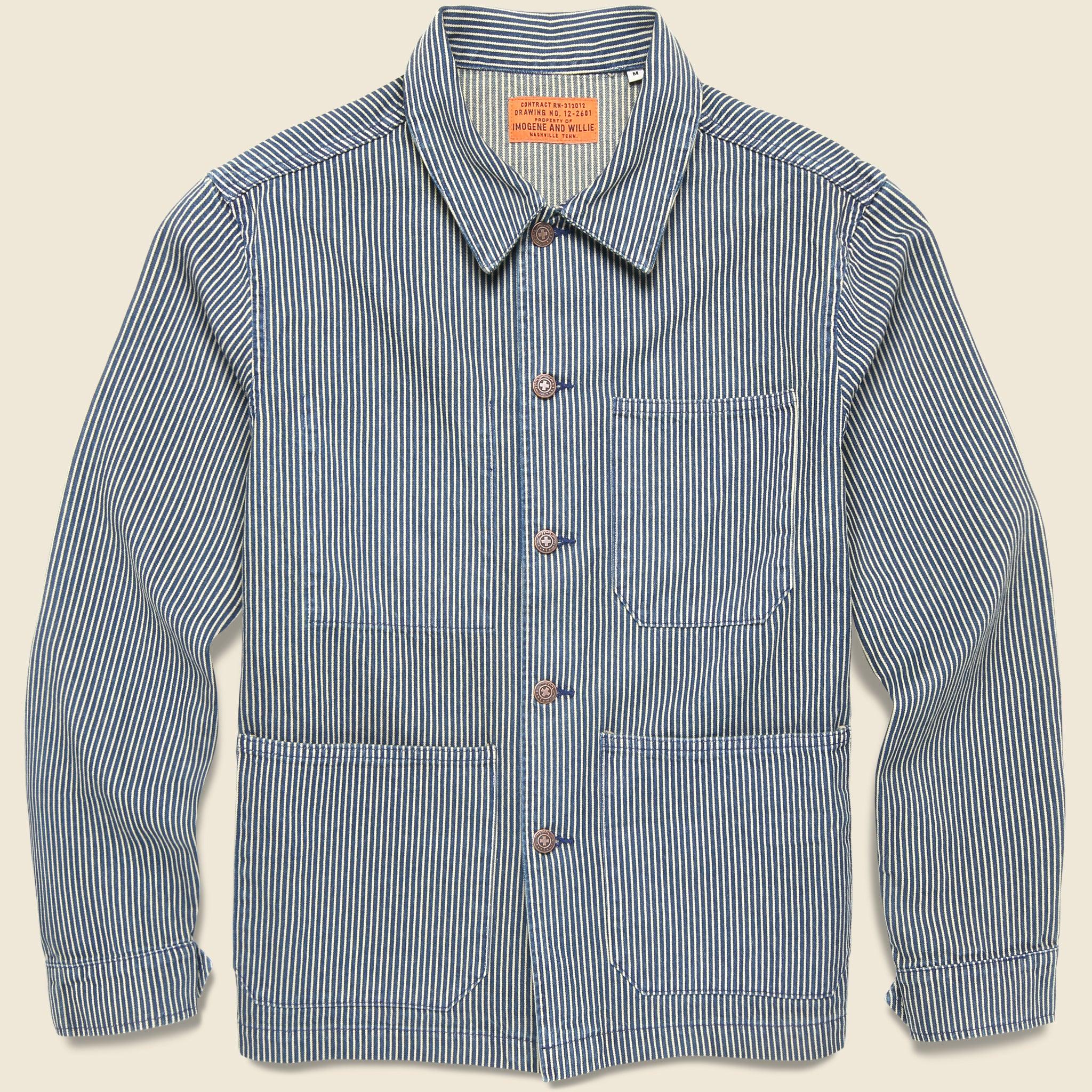 Utility Coat - Hickory Stripe