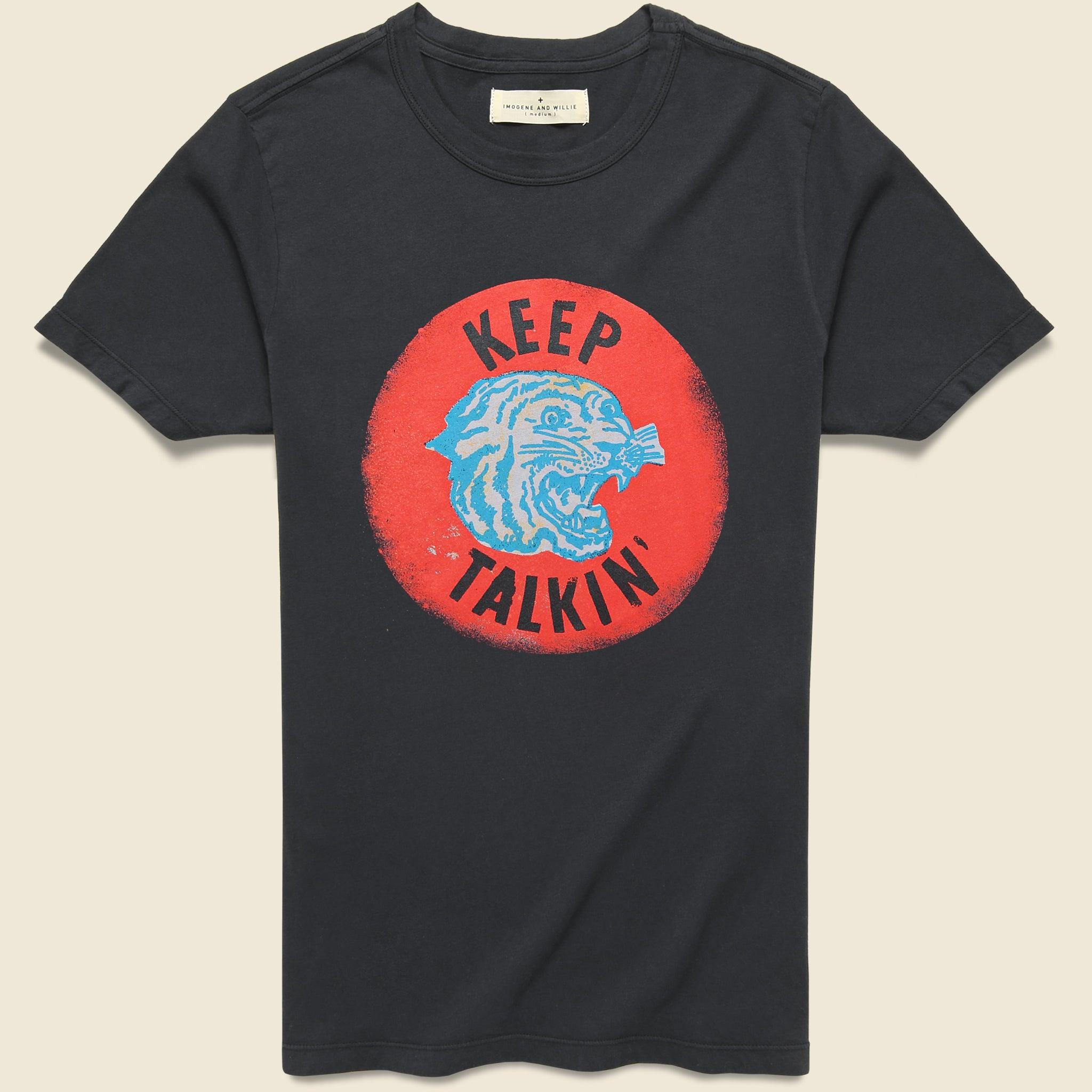 Keep Talkin Tee - Black