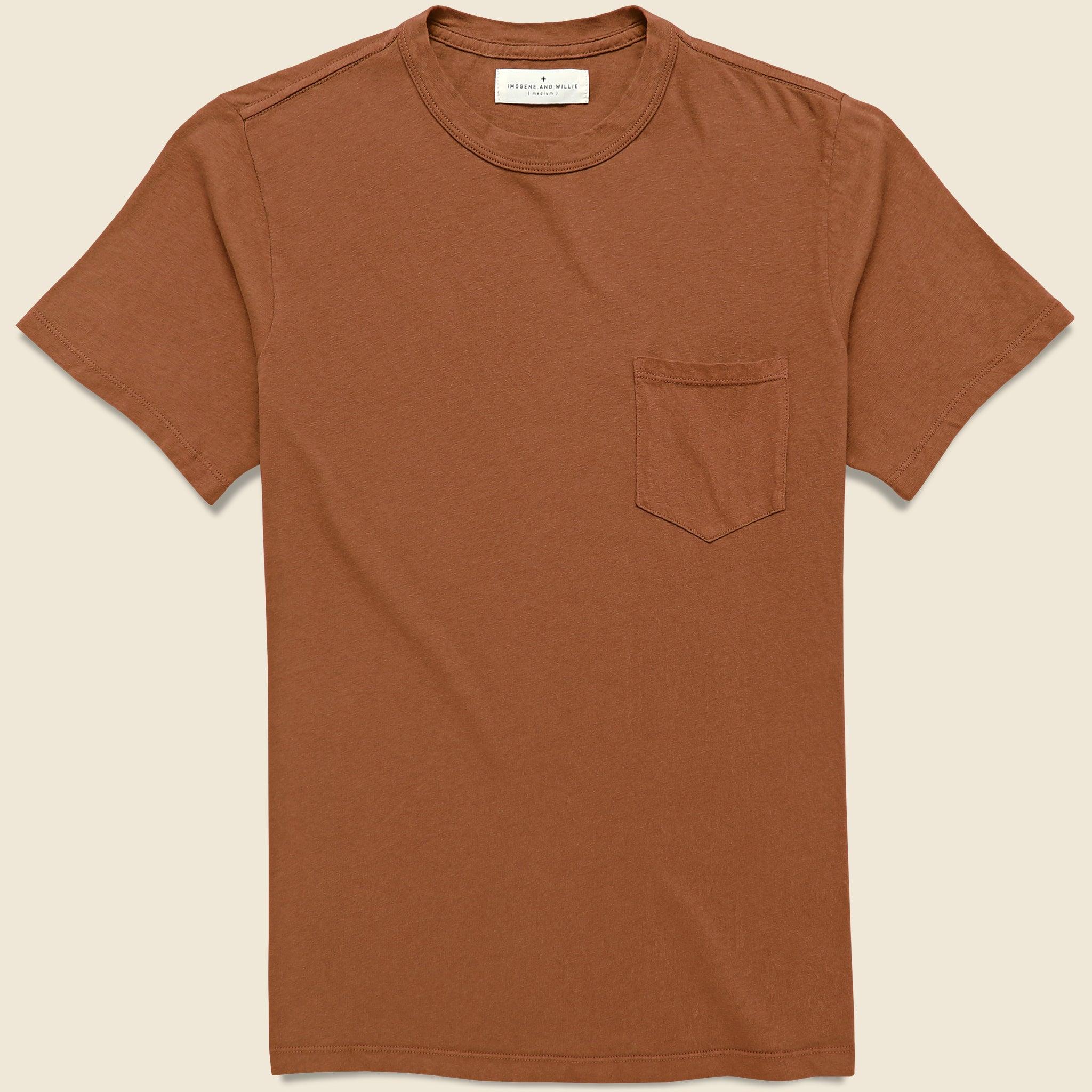 Pocket Tee - Rust