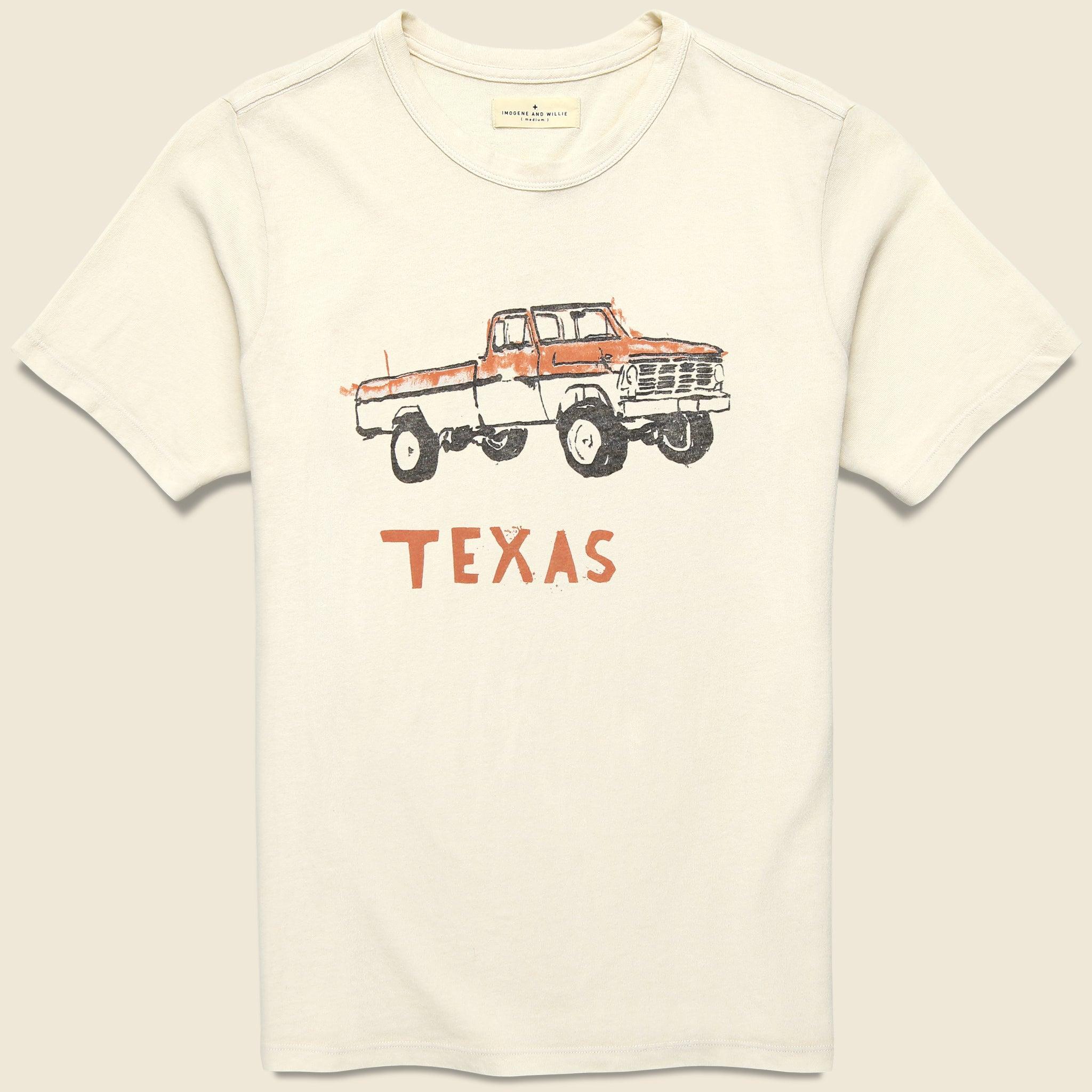 Texas Truck Tee - Vintage White