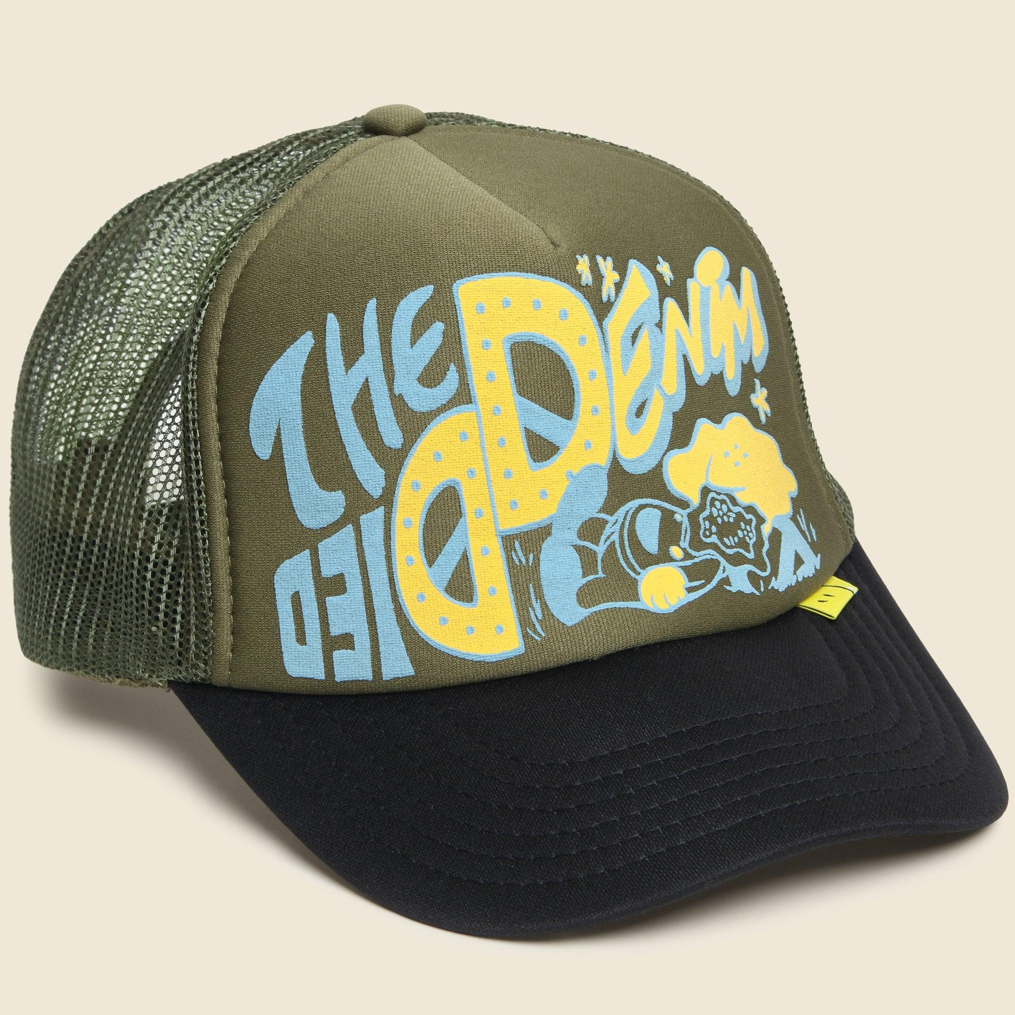Track Cap - Khaki/Black