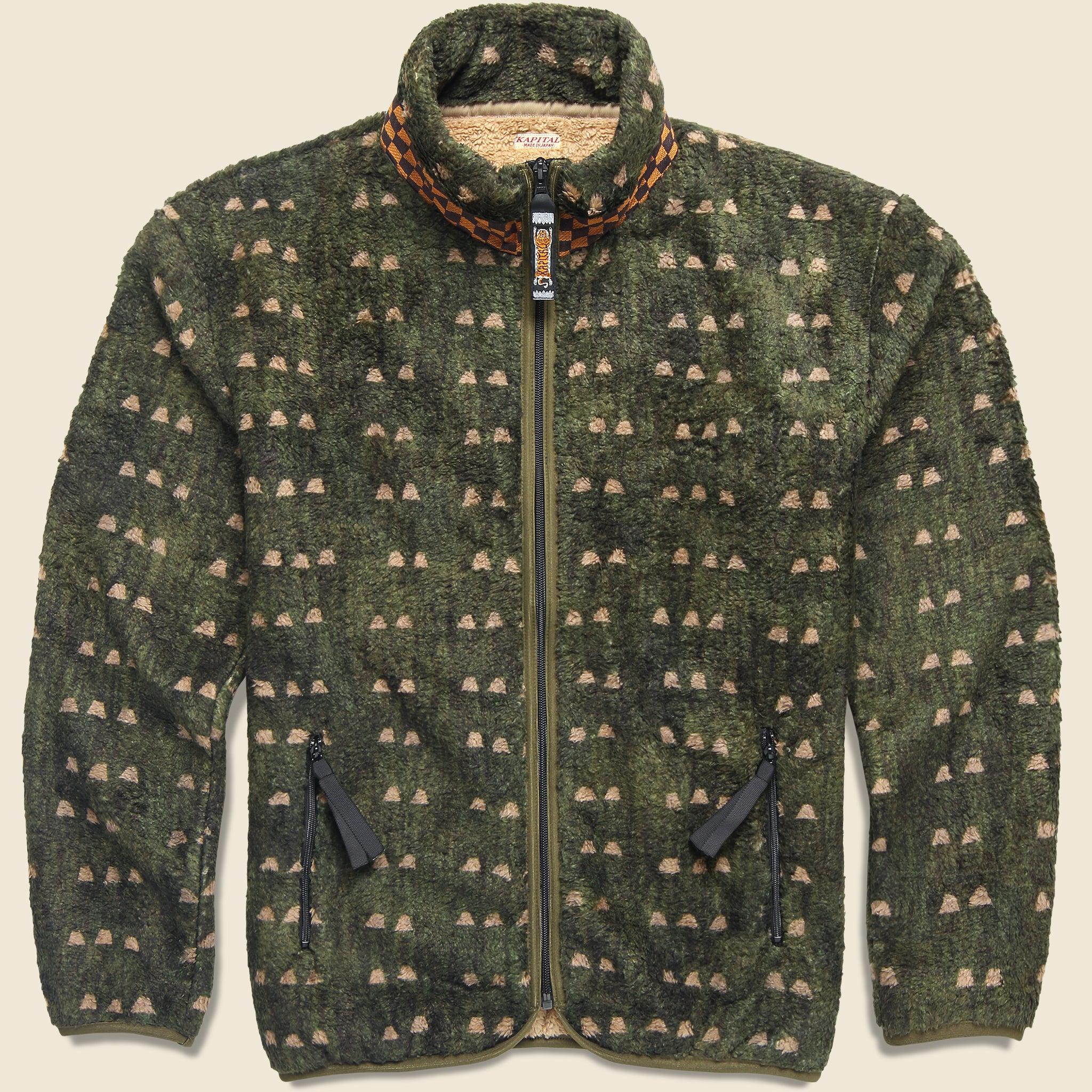 Tsume-Shobu Fleece Zip Blouson - Khaki