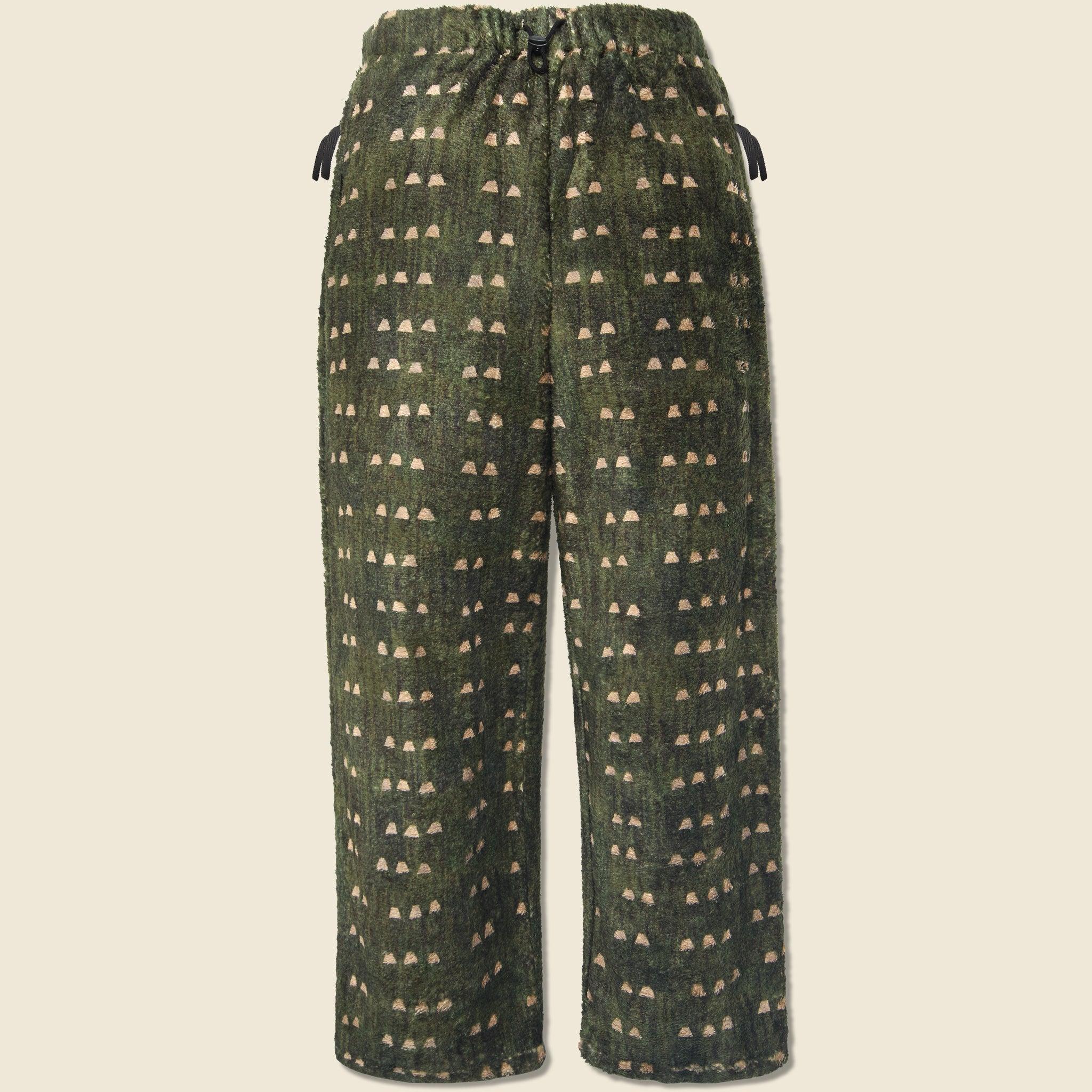 Tsume-Shobu Fleece Easy Straight Pants - Khaki