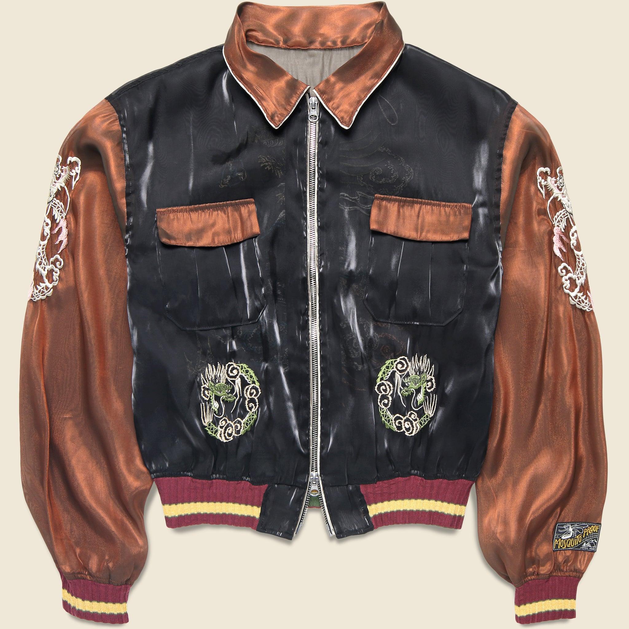 Sheer Pearl Mosquito Guard Vietnam Jacket - Black/Brown