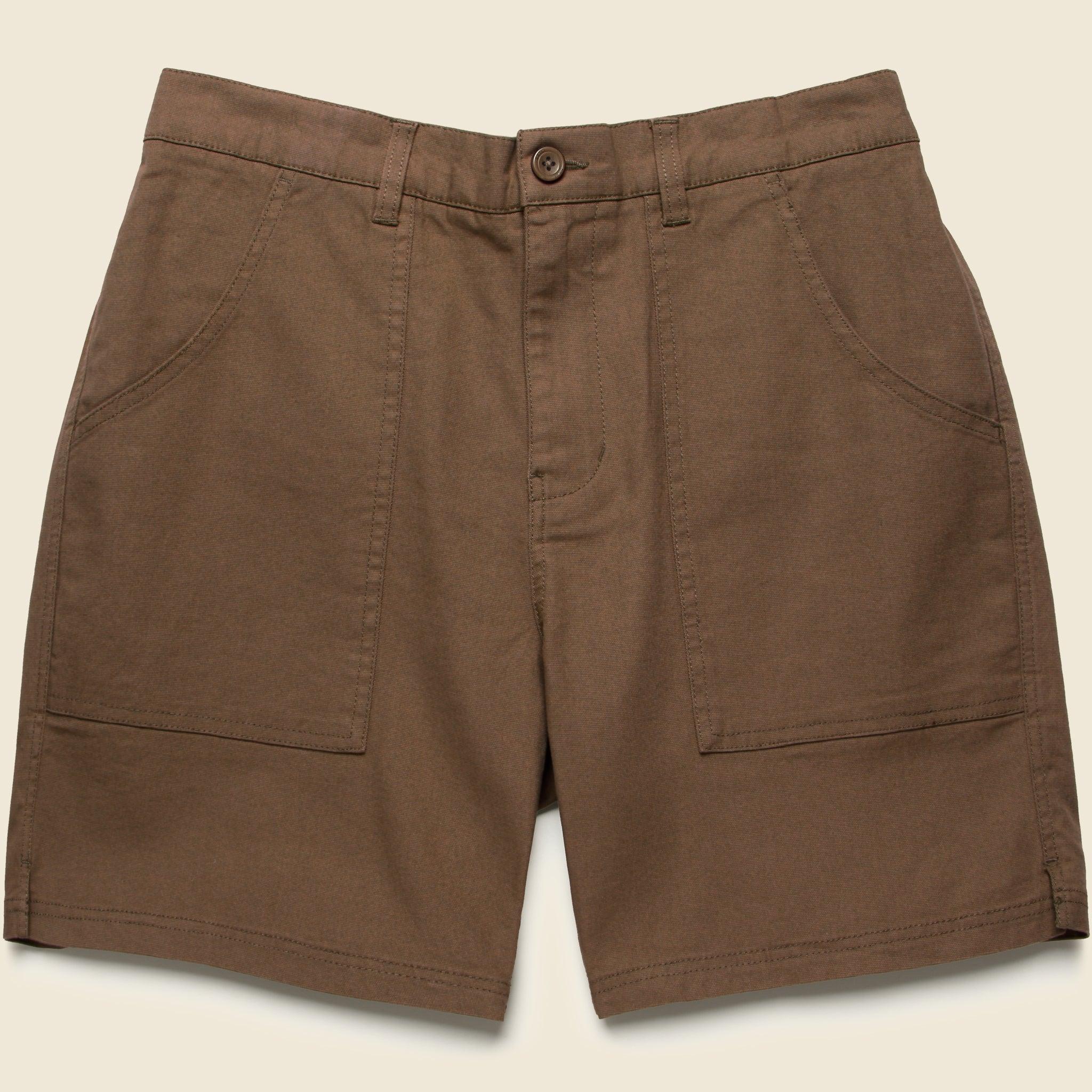 7" Trails Canvas Shorts - Earth