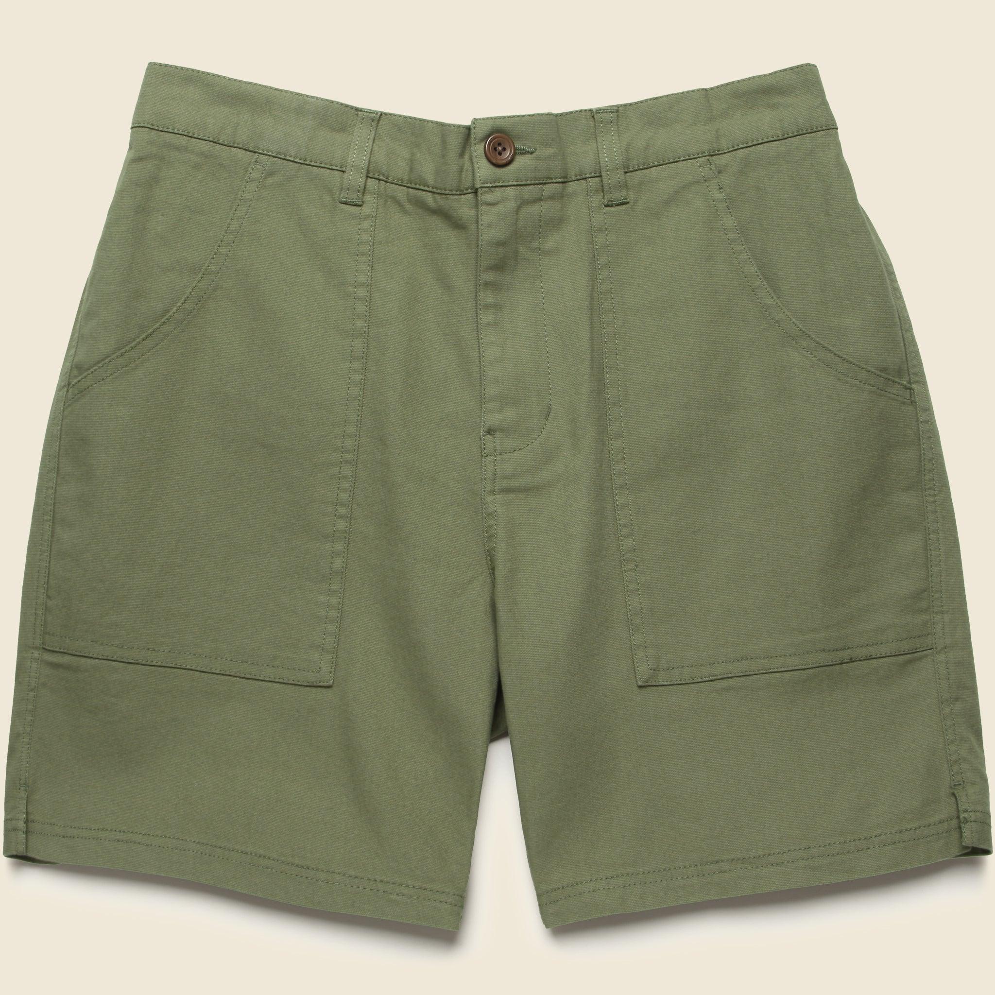 7" Trails Canvas Shorts - Clover