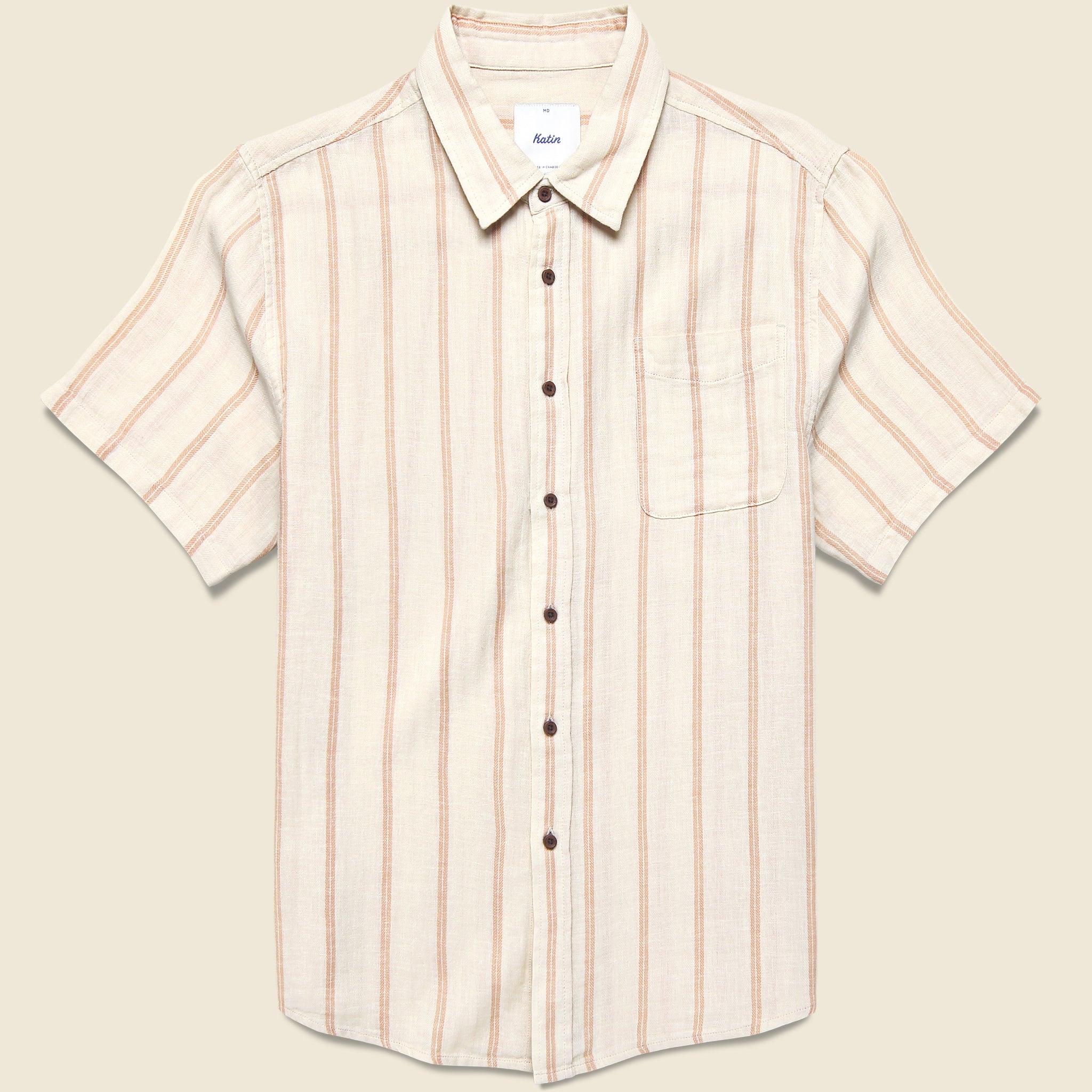 Alan Stripe Shirt - Brush