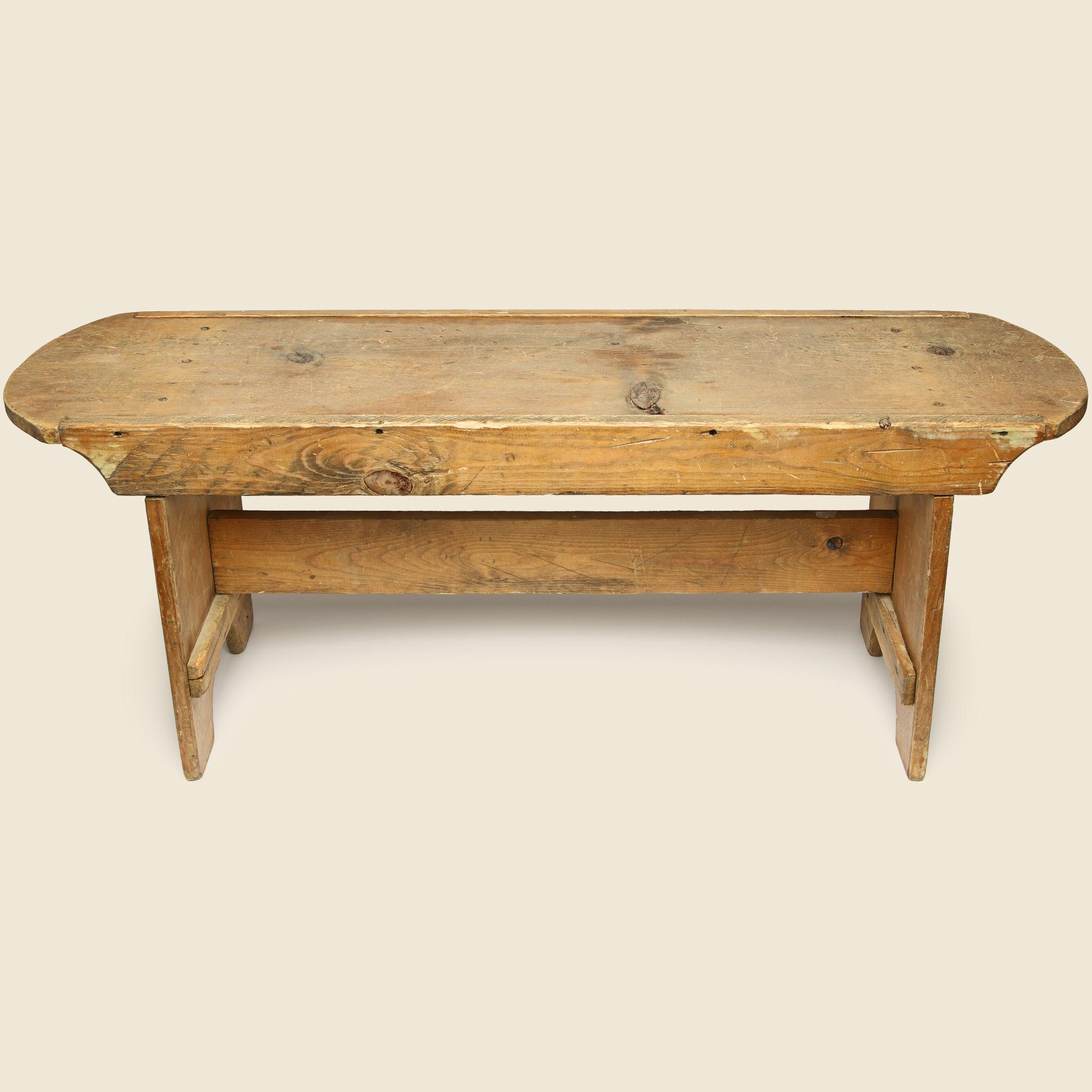 Primitive Natural Wooden Bench