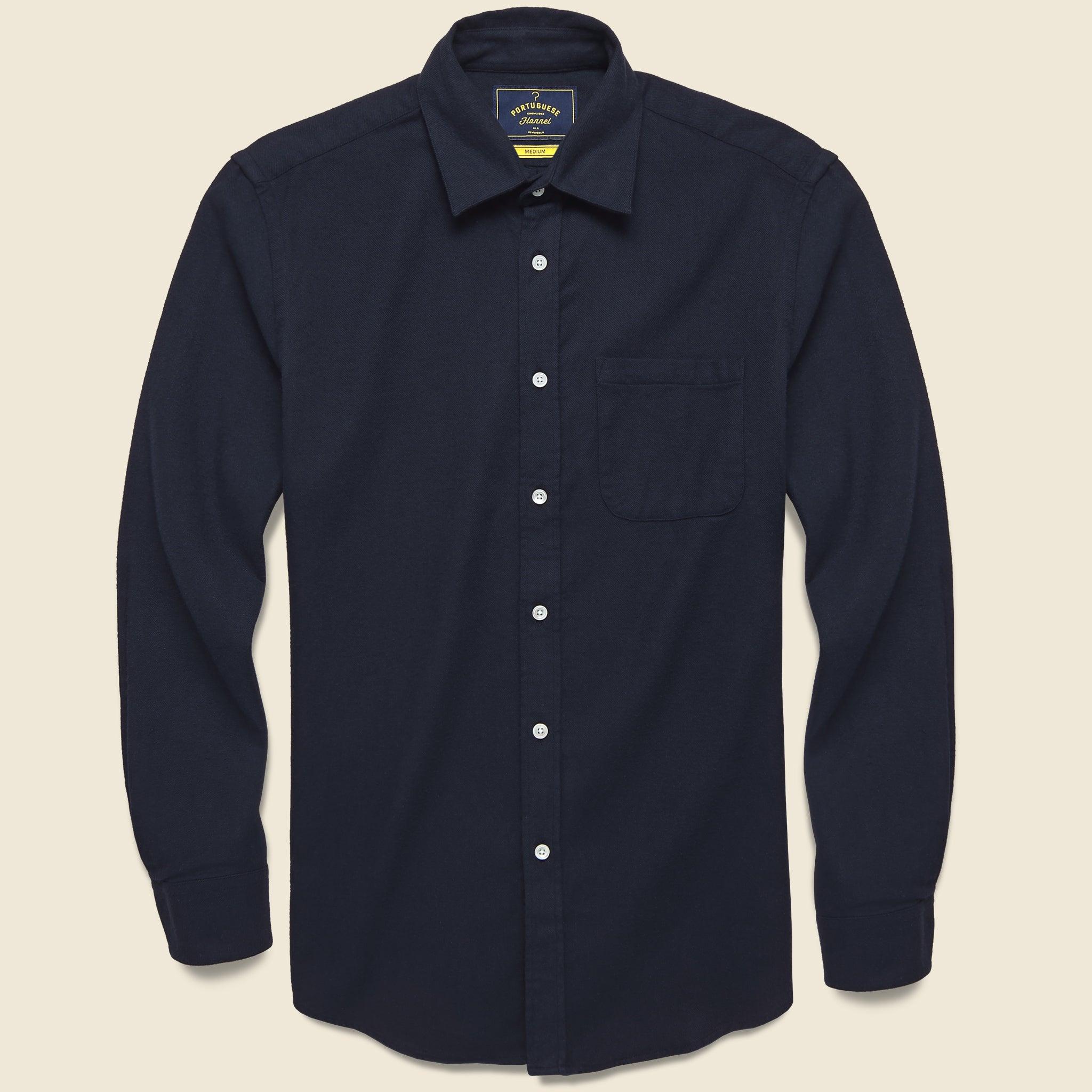 Flannel Teca Shirt - Navy