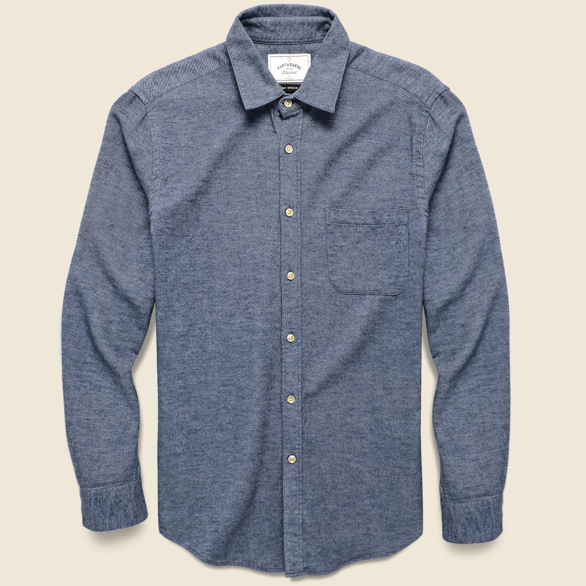 Flannel Teca Shirt - Indigo