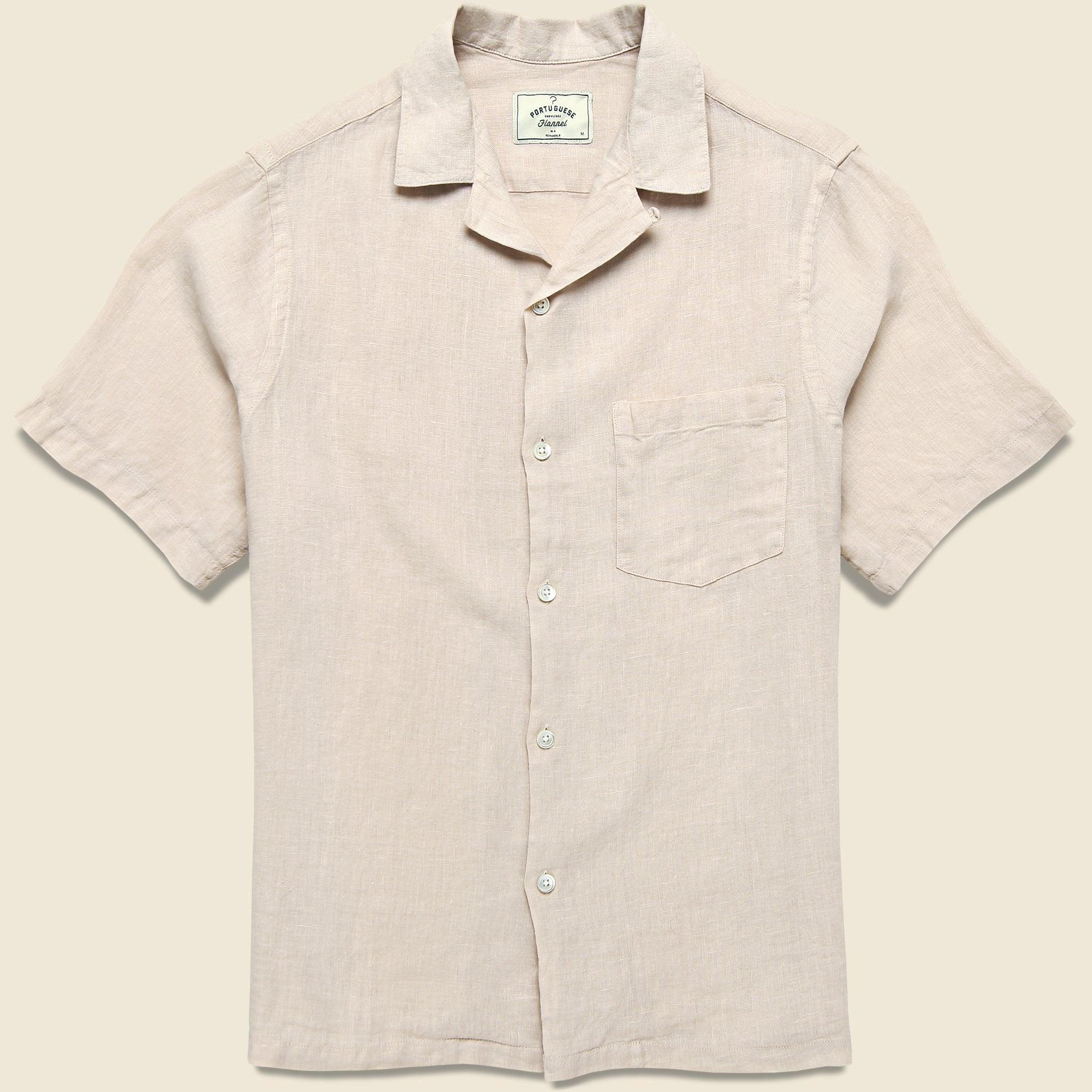 Linen Camp Shirt - Raw