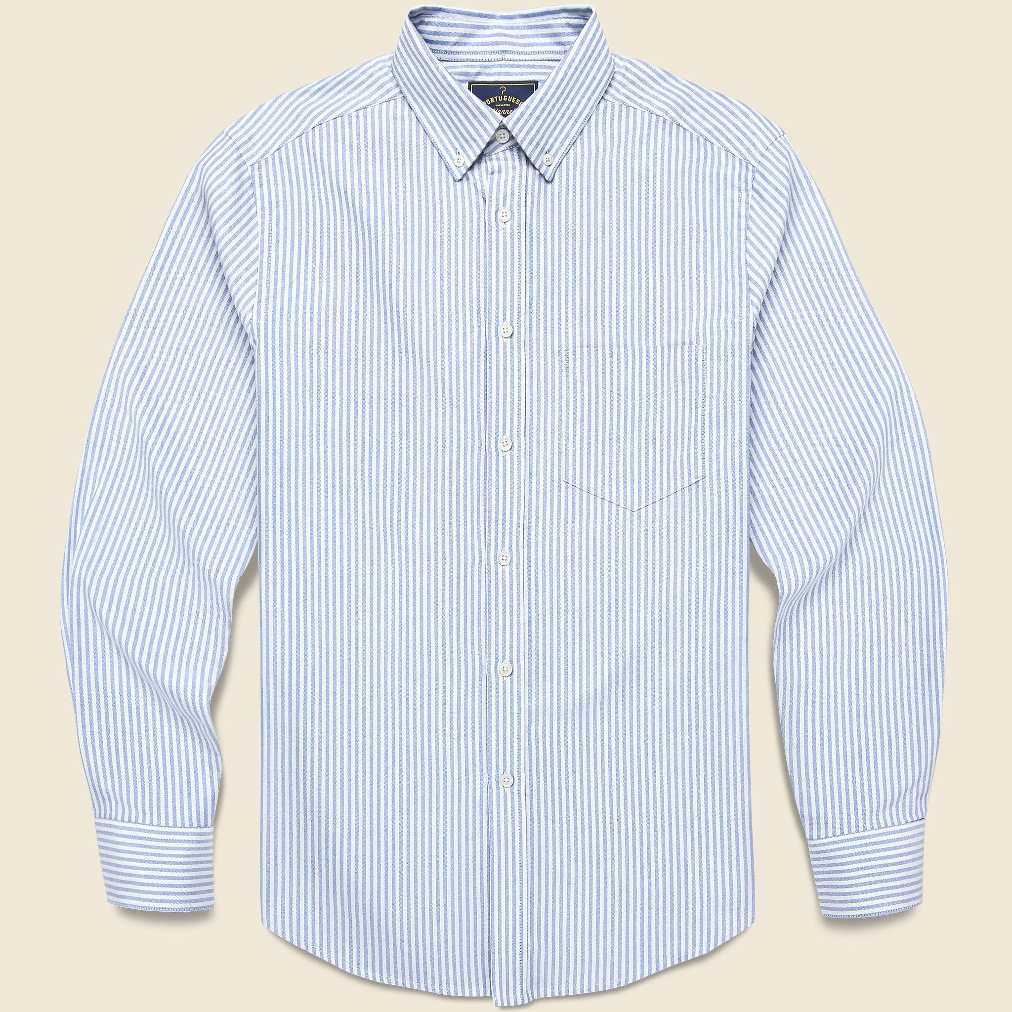 Belavista Oxford Shirt - Blue Stripe