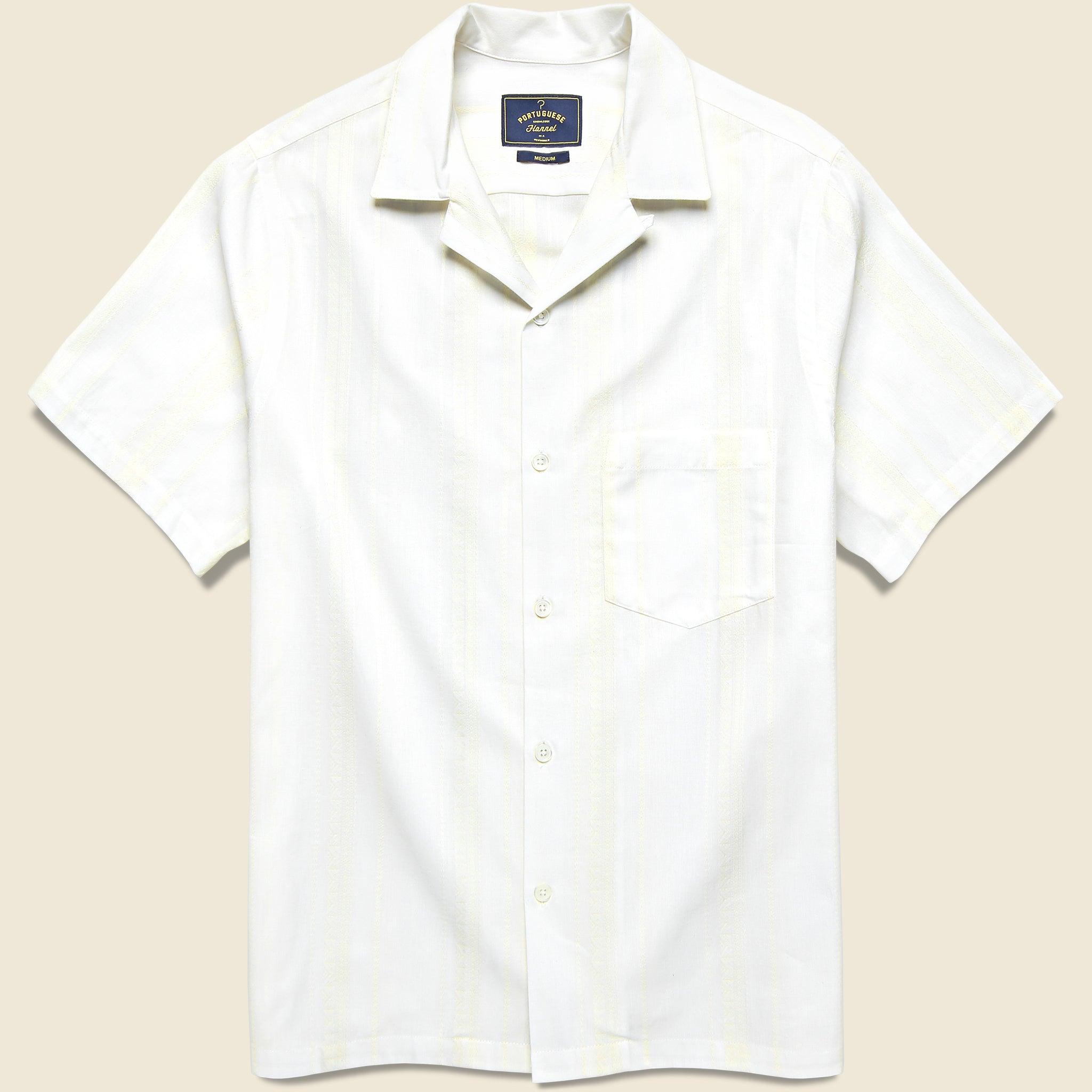 Mira Camp Shirt - White