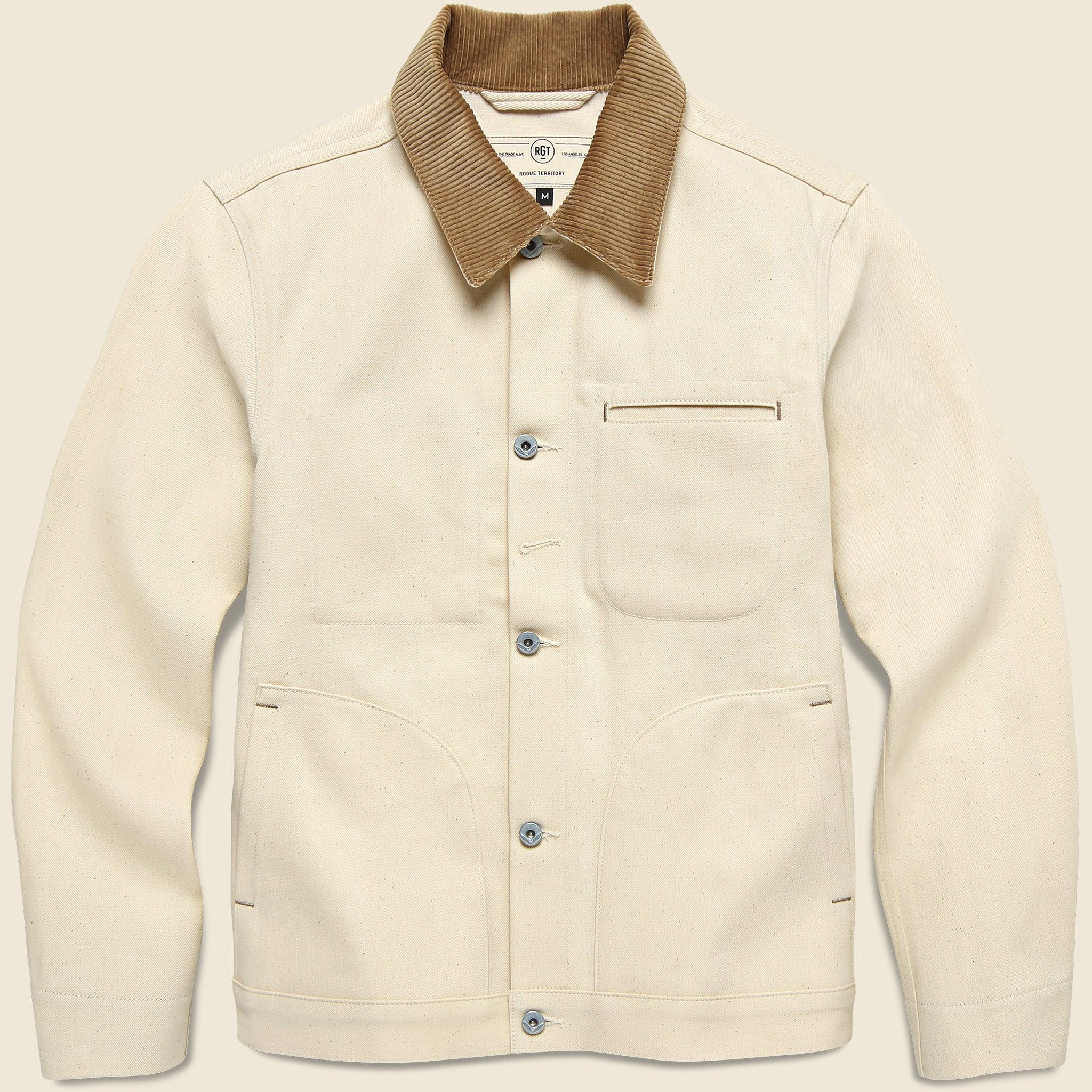 Supply Jacket - Cord Collar Ecru Selvedge