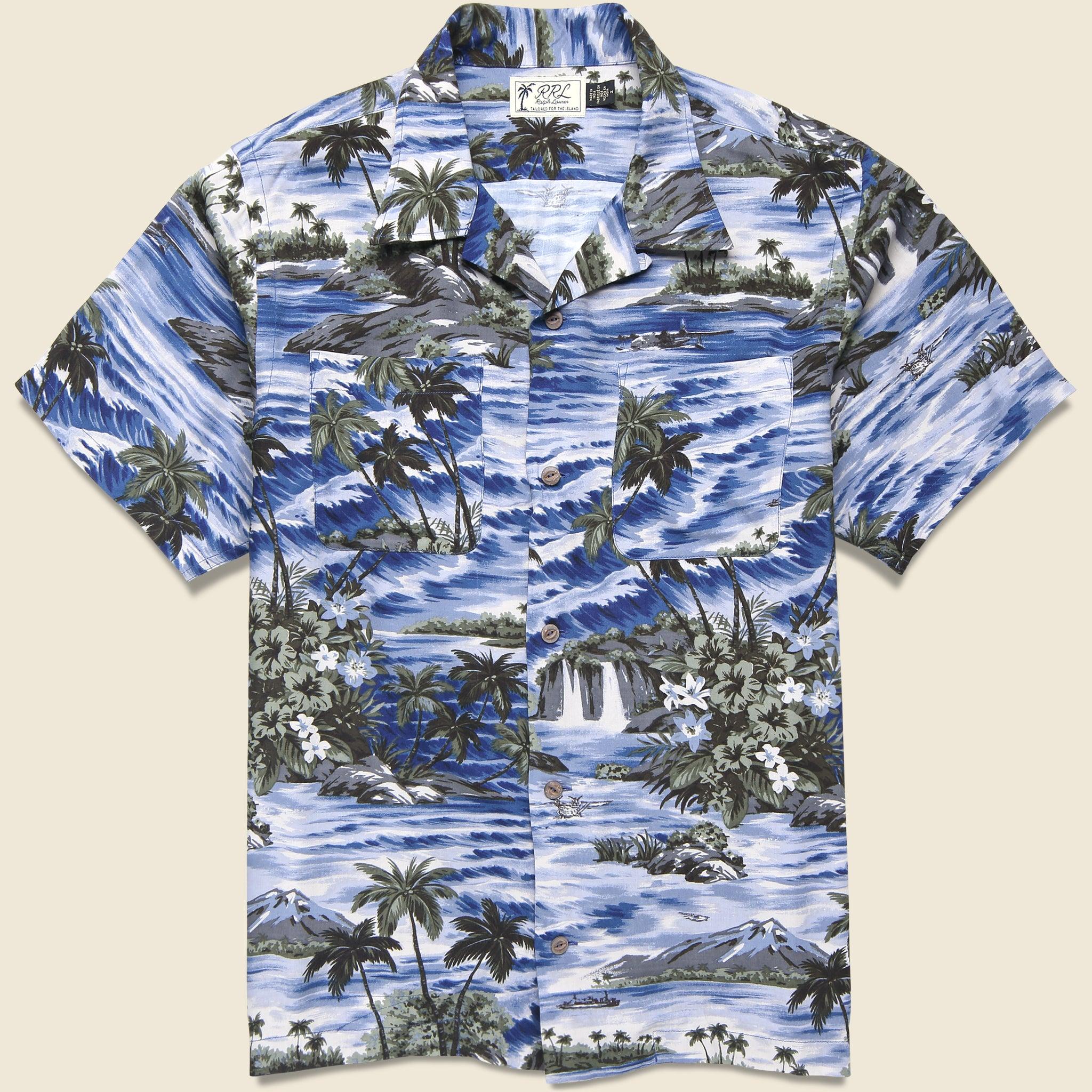 Aloha Camp Shirt - Blue