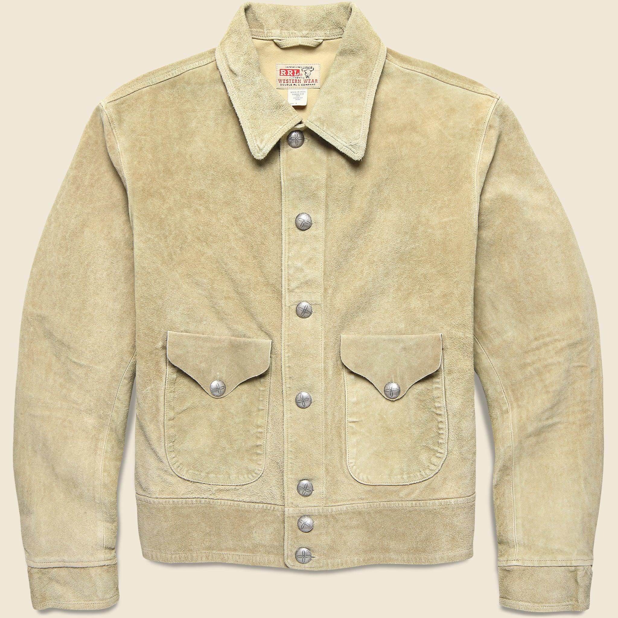 Schwab Suede Jacket - Ivory