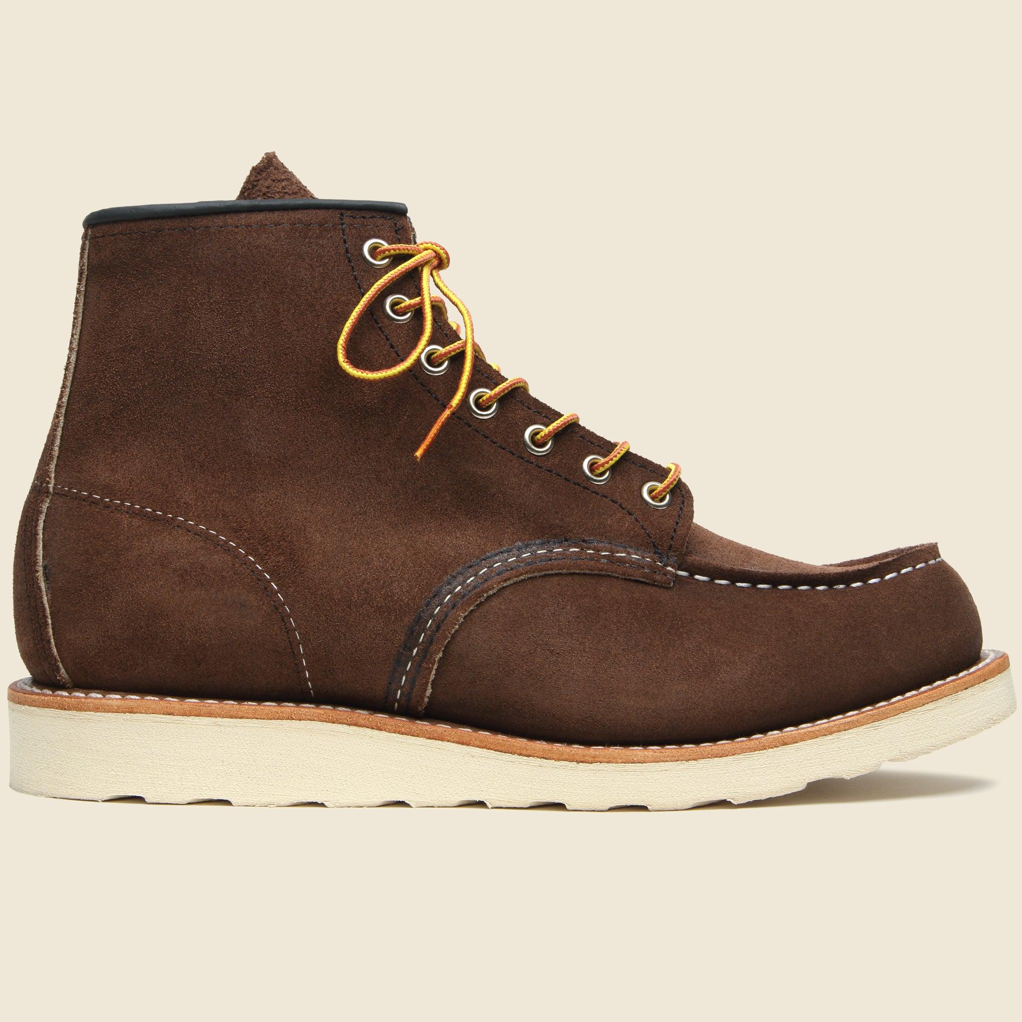 6" Moc Toe No. 8836 - Chocolate Muleskinner