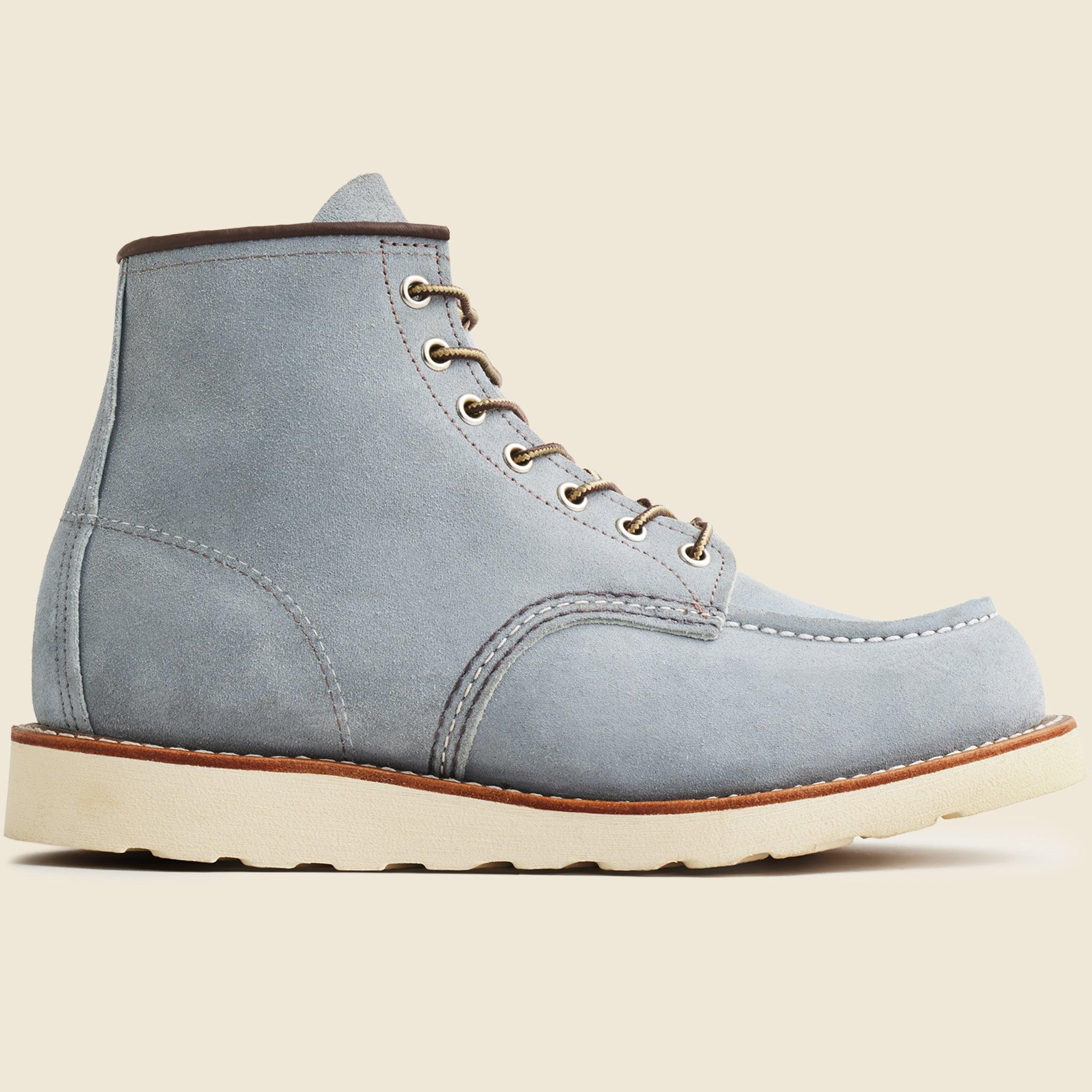 6" Moc Toe No. 8800 - Dusty Blue Abilene