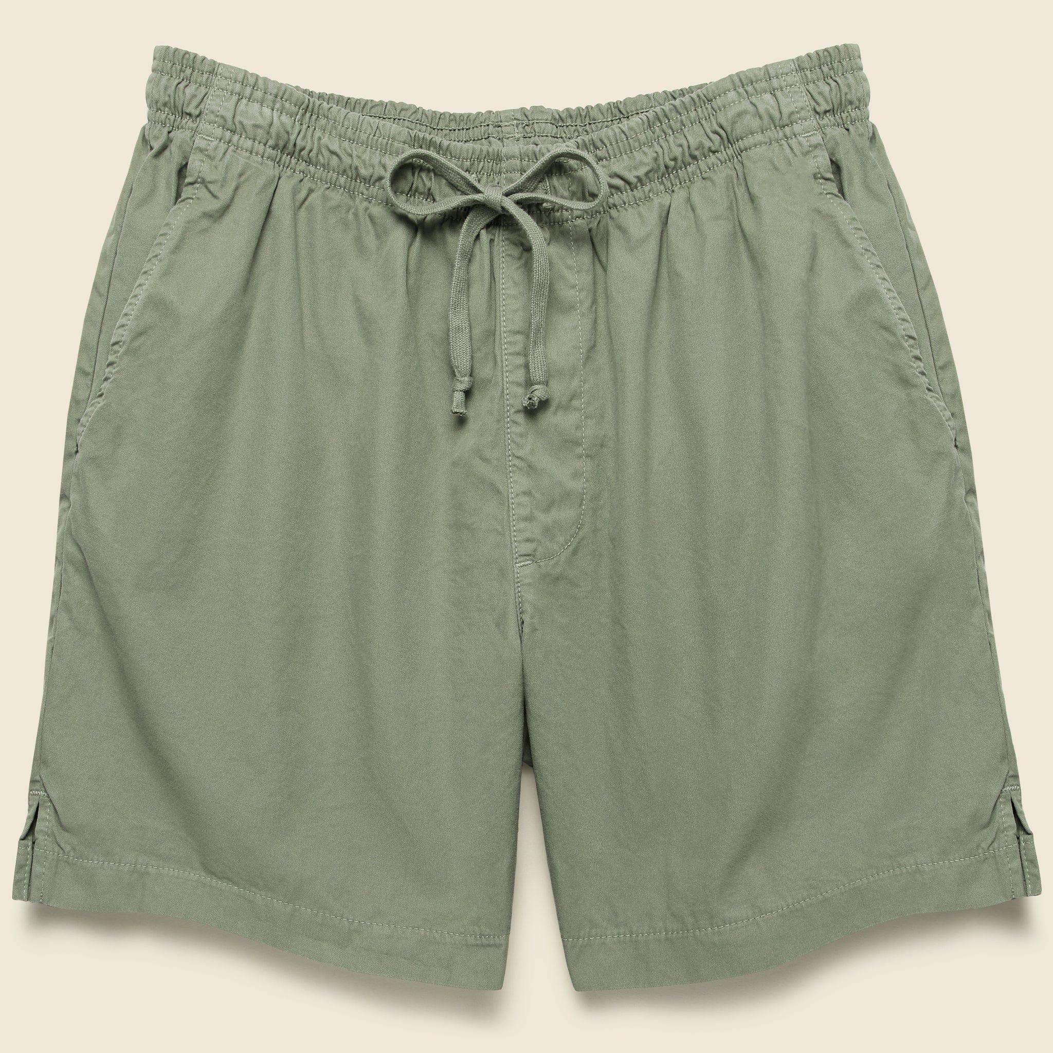 6.5" Twill Easy Shorts - Sprout