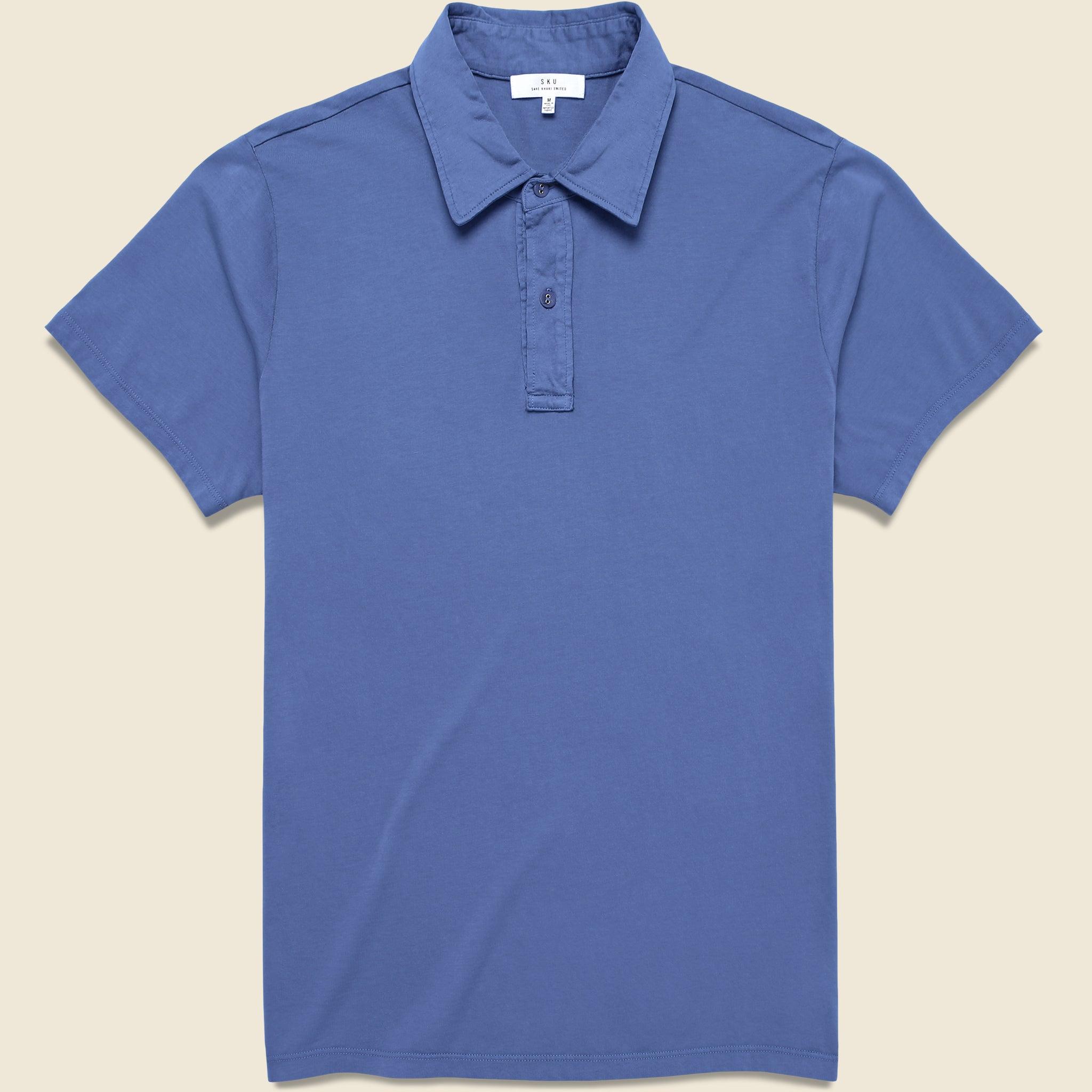 Supima Jersey Polo - Lake