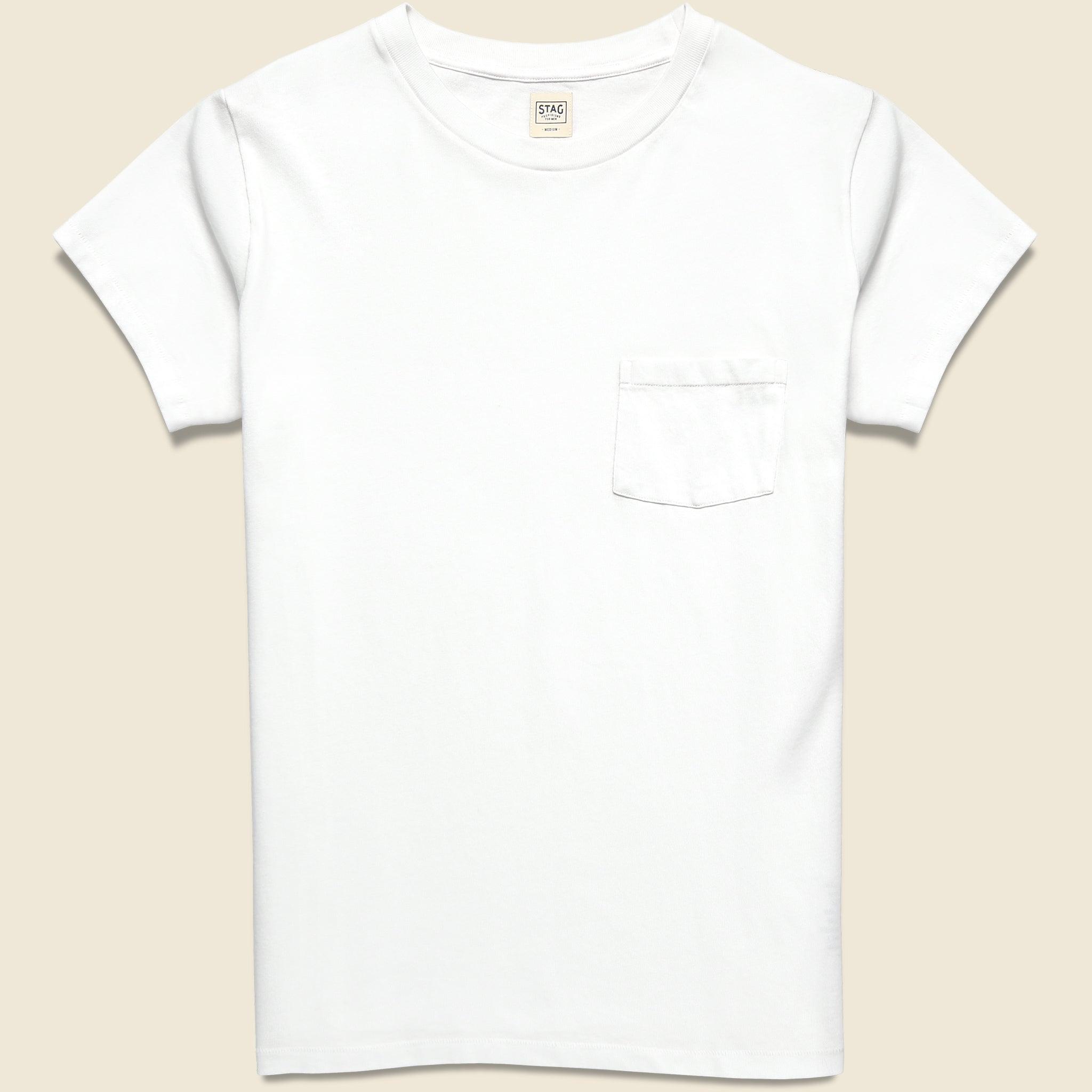 The Old School Tee - Vintage White