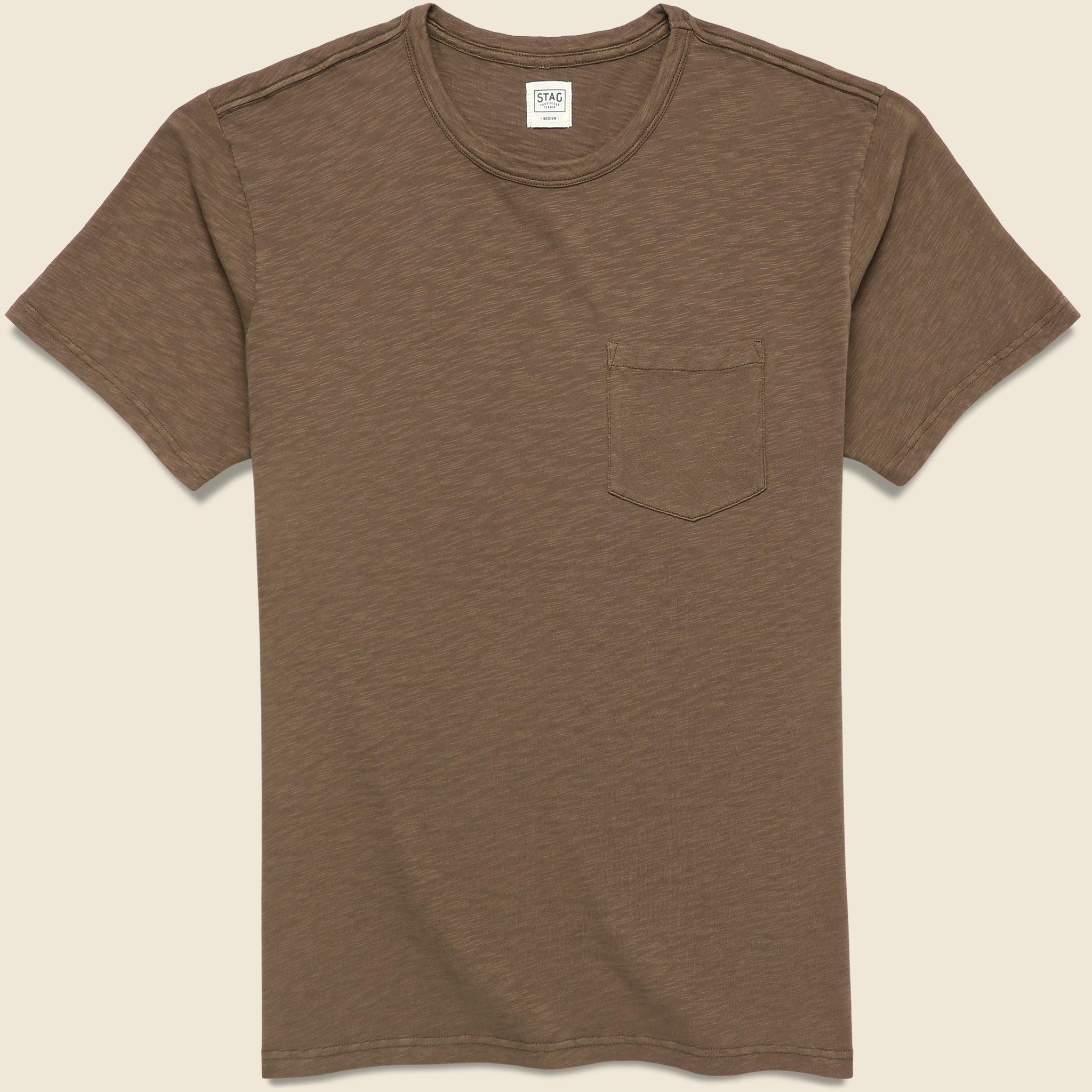 The Essential Pocket Tee - Coyote