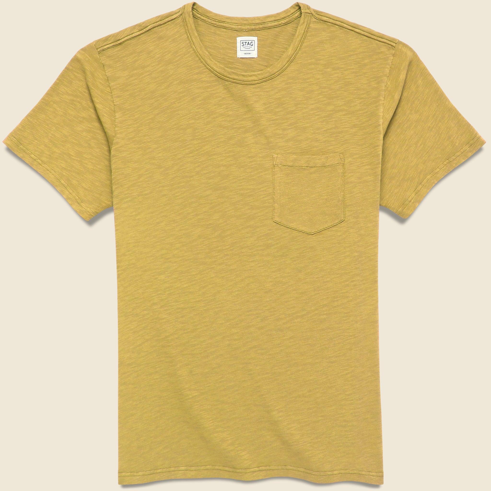 The Essential Pocket Tee - Varsity Gold