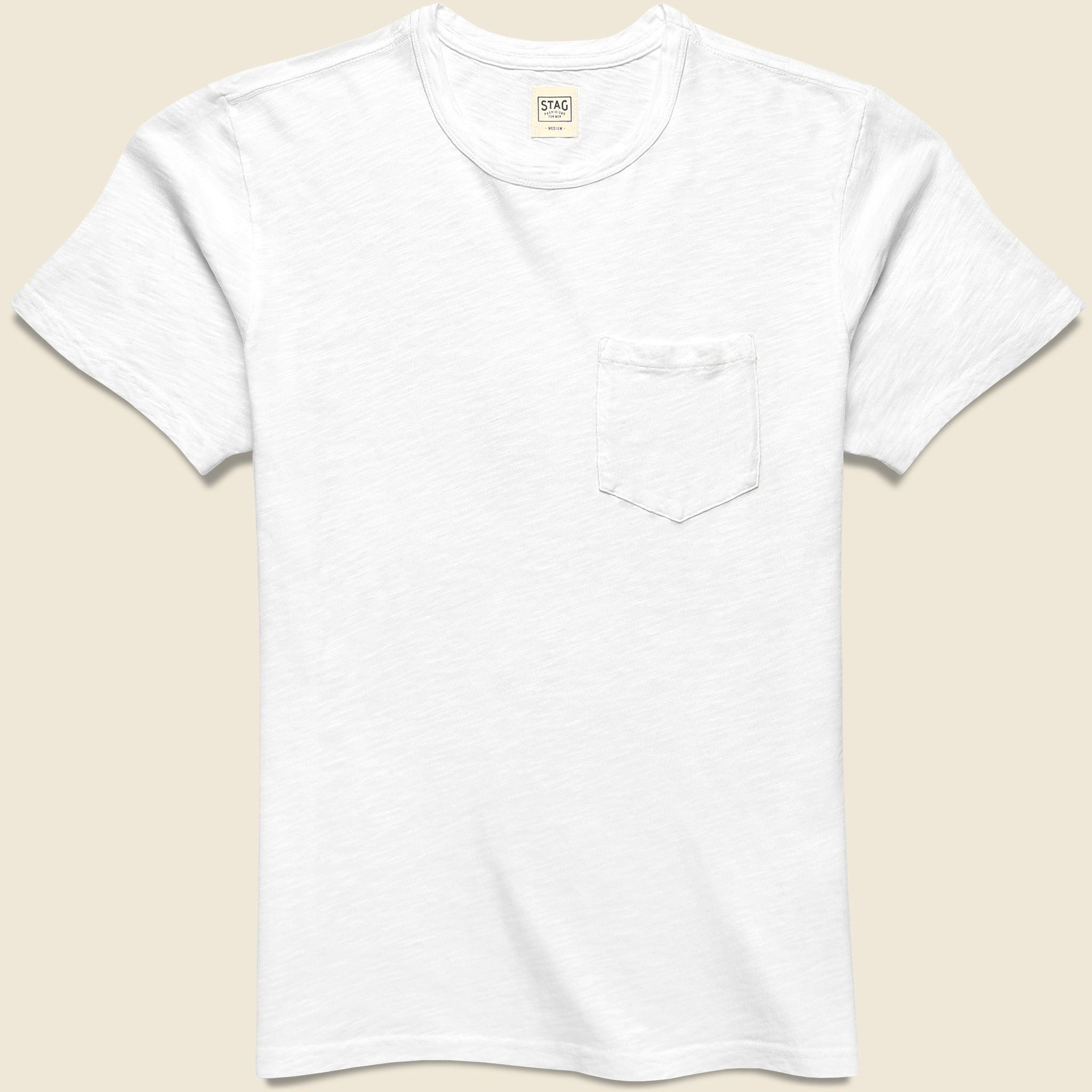 The Essential Pocket Tee - White