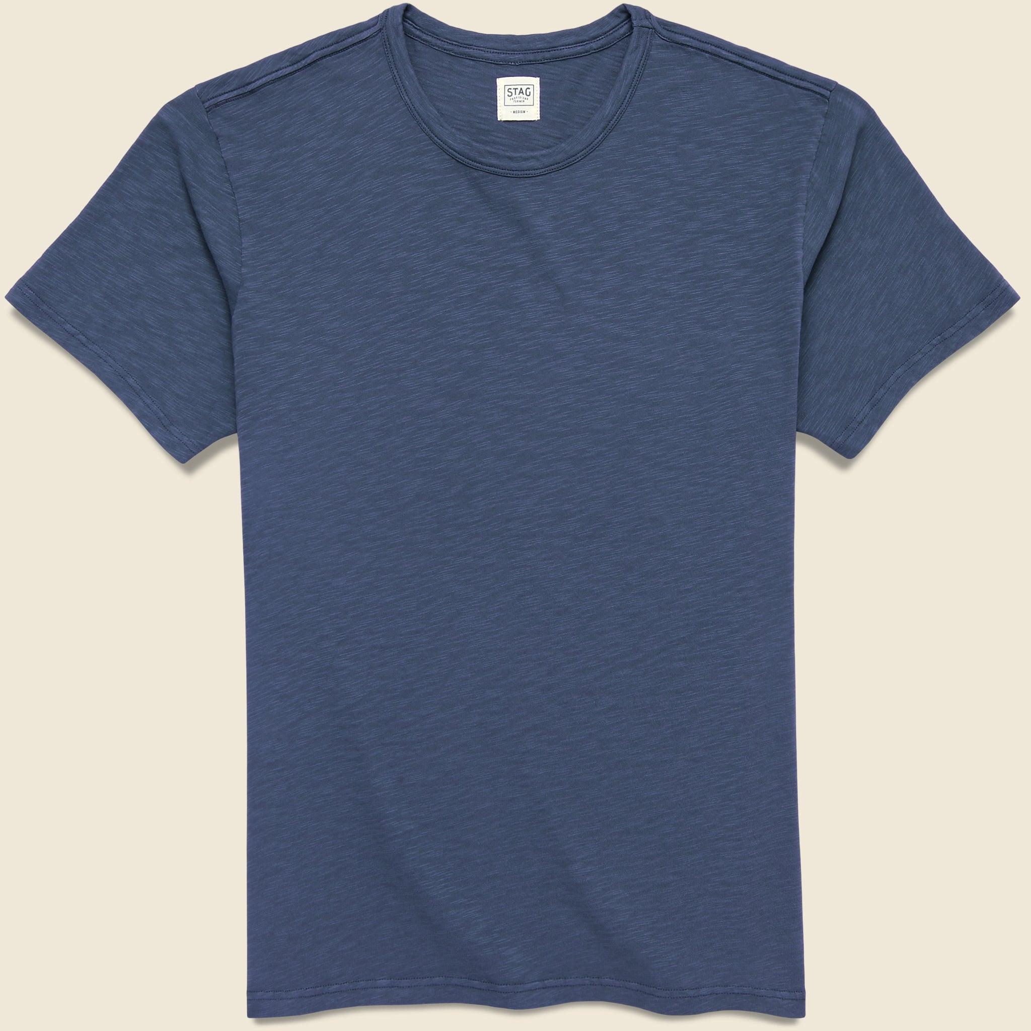 The Essential Tee - Washed Navy