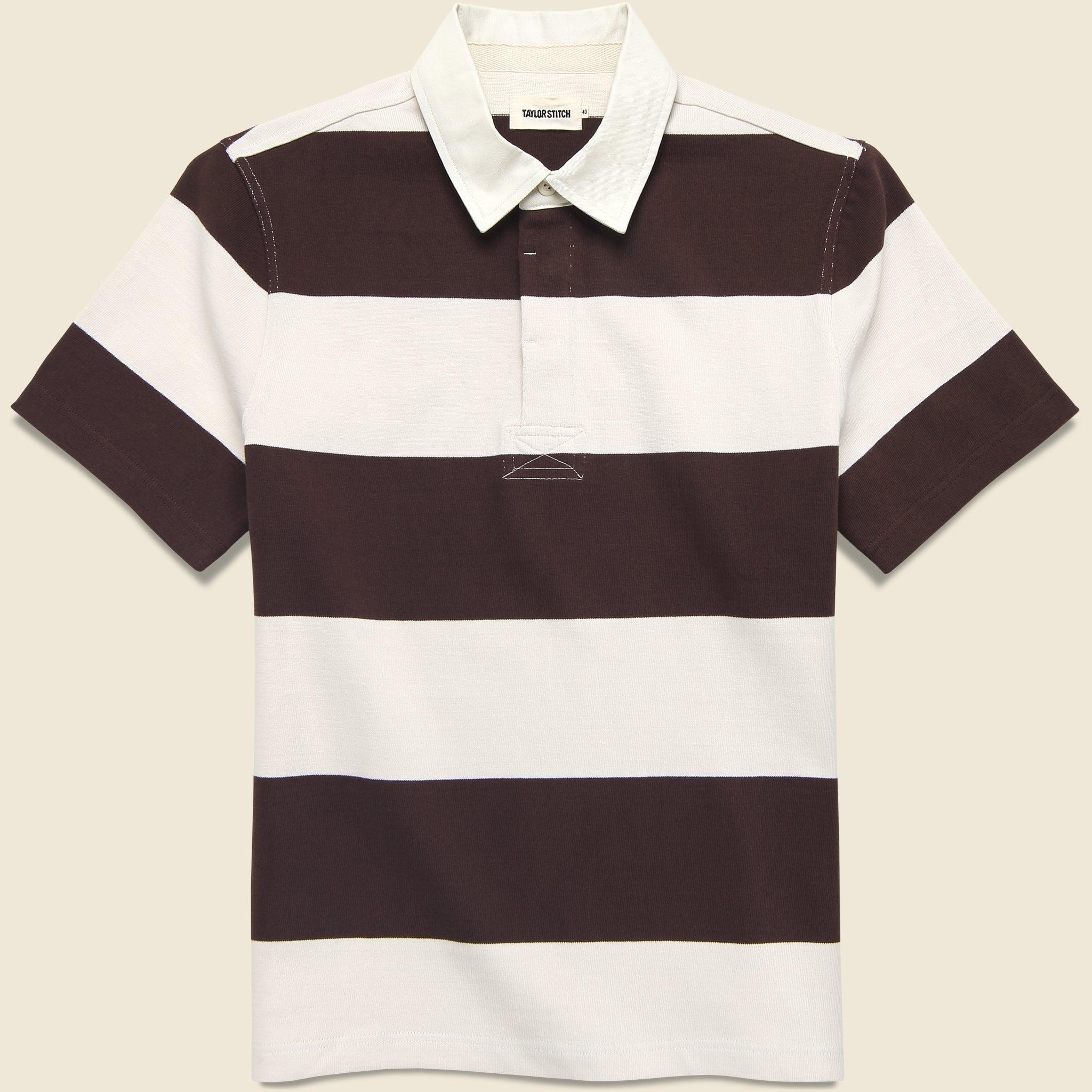 Rugby Shirt - Port Stripe
