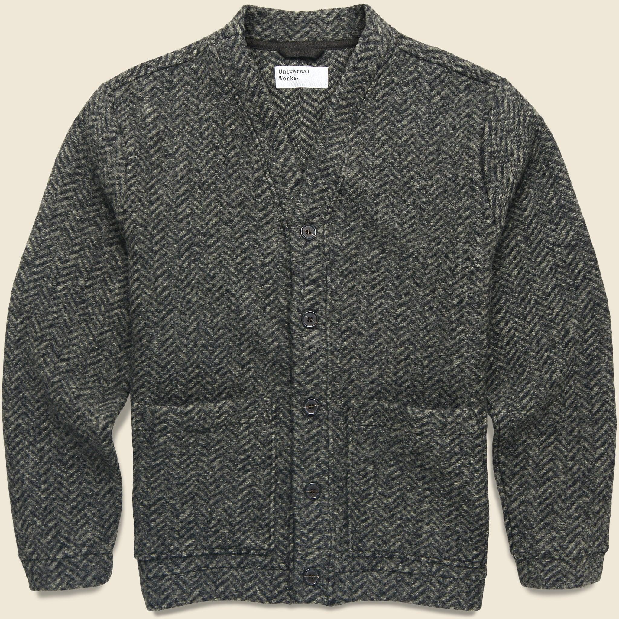 Raven Fleece Advance Cardigan - Olive