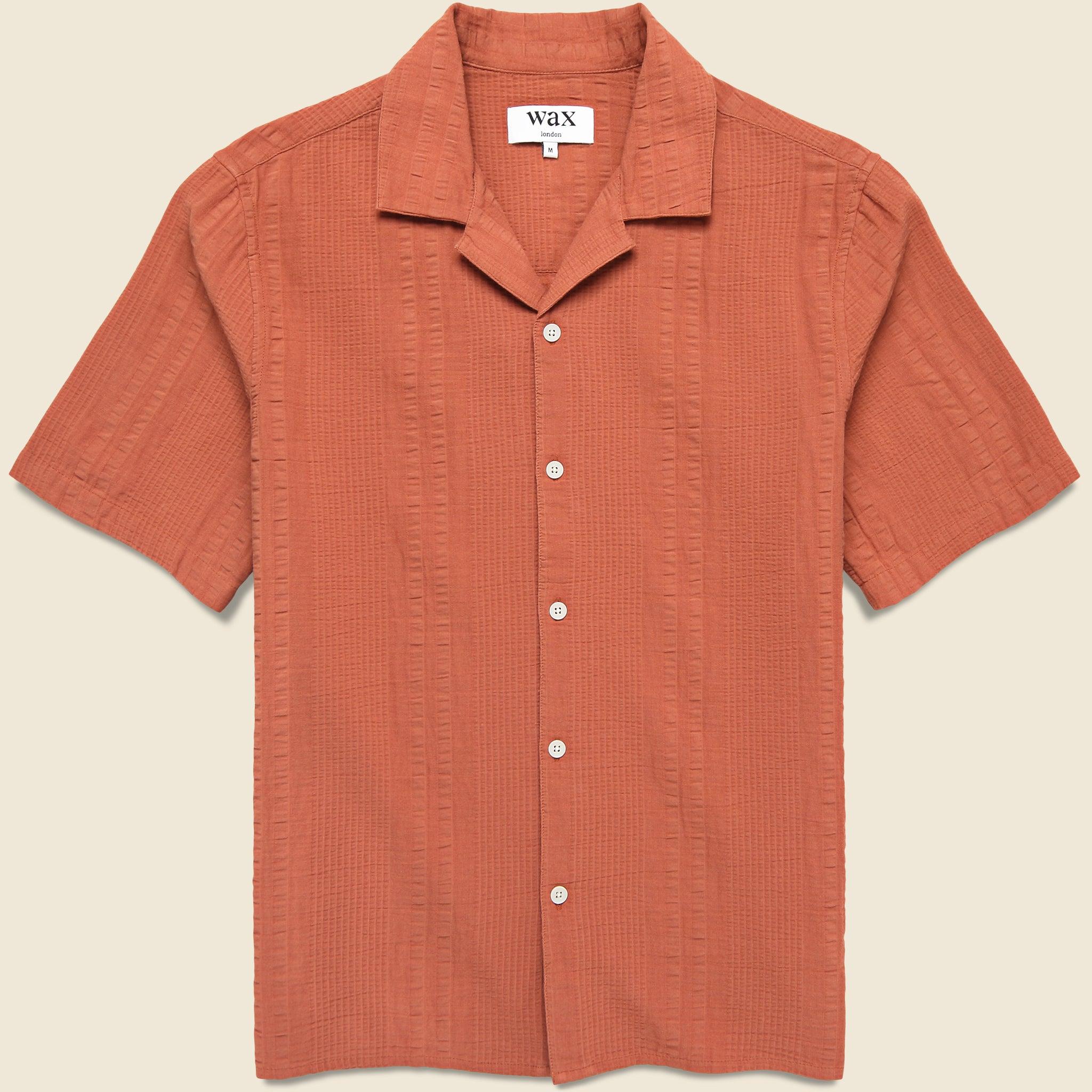 Double Weave Didcot Shirt - Rust