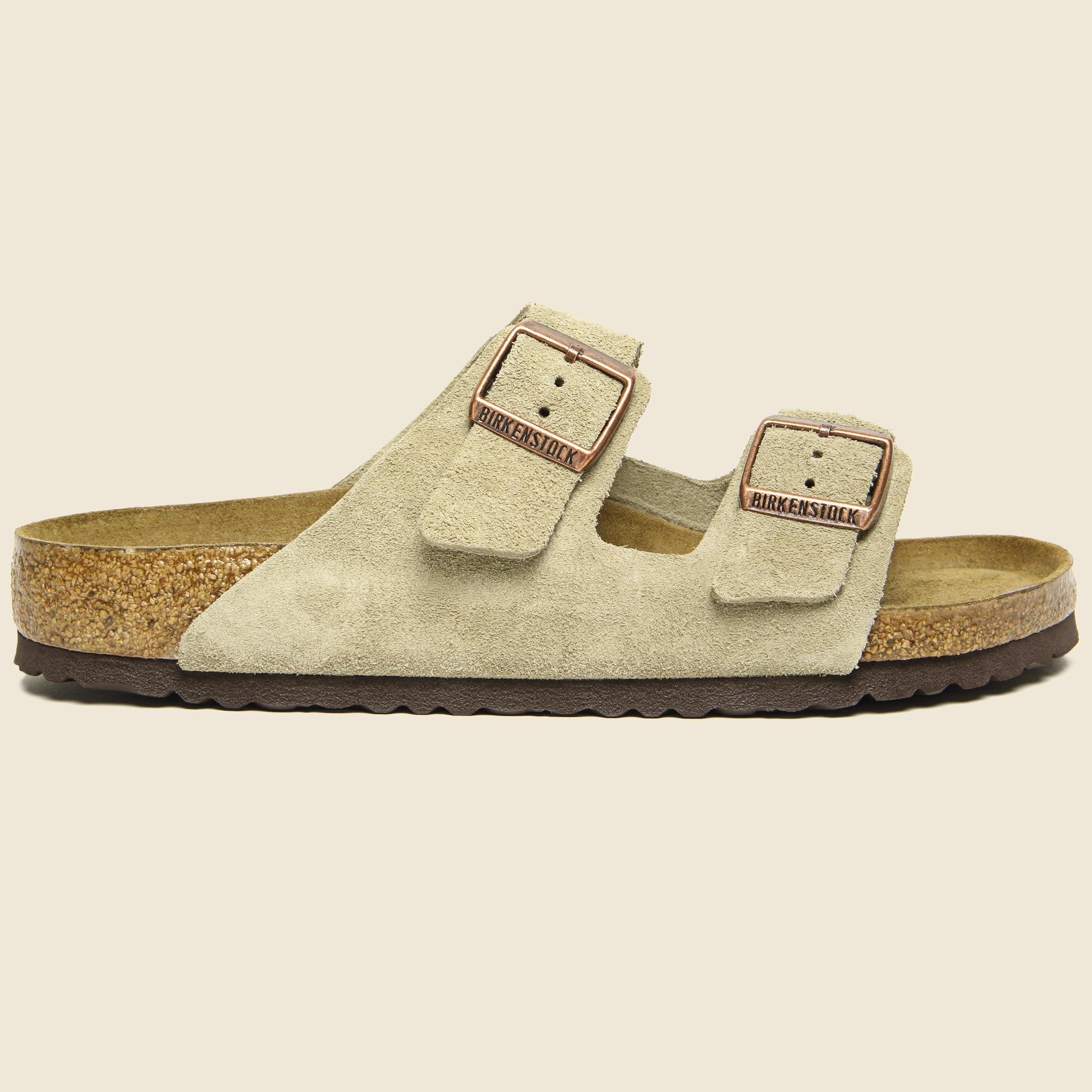 Arizona Suede Sandal - Taupe