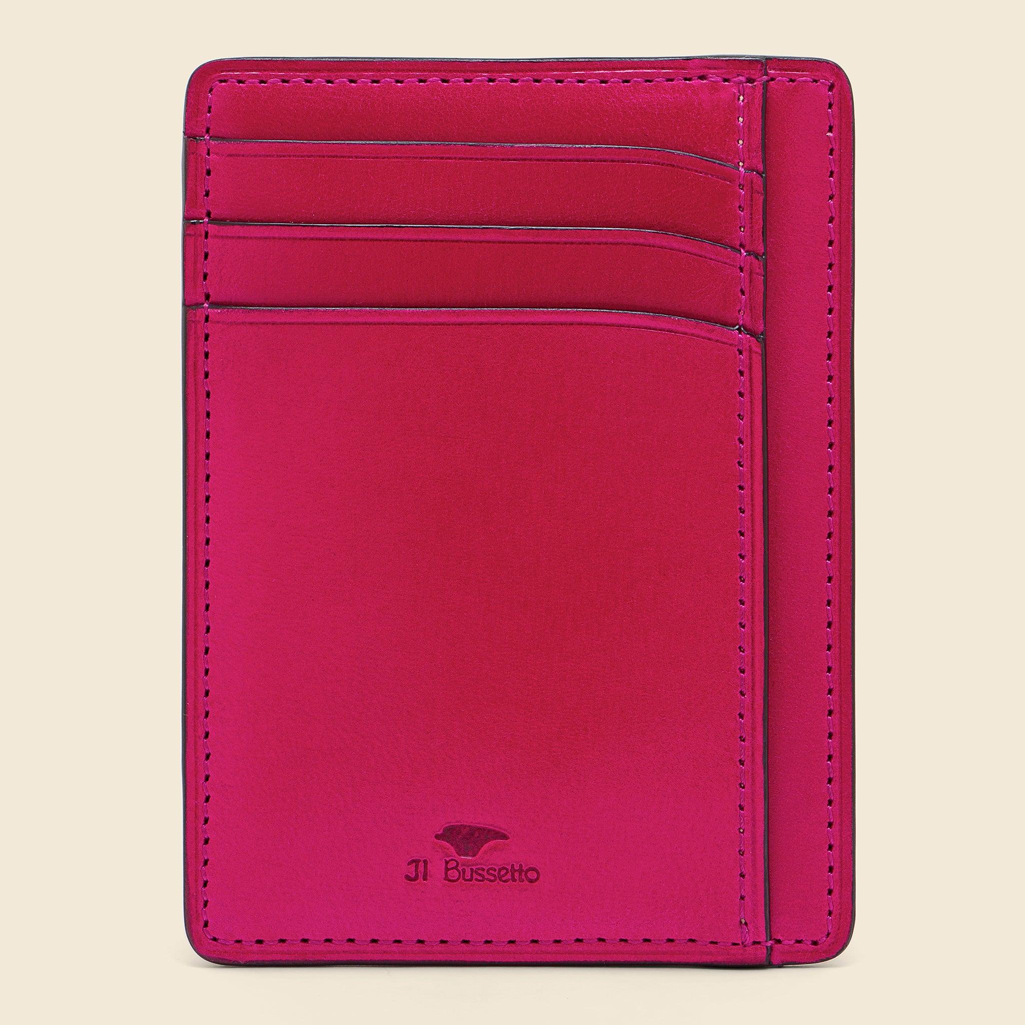 Card and Document Case - Fuchsia