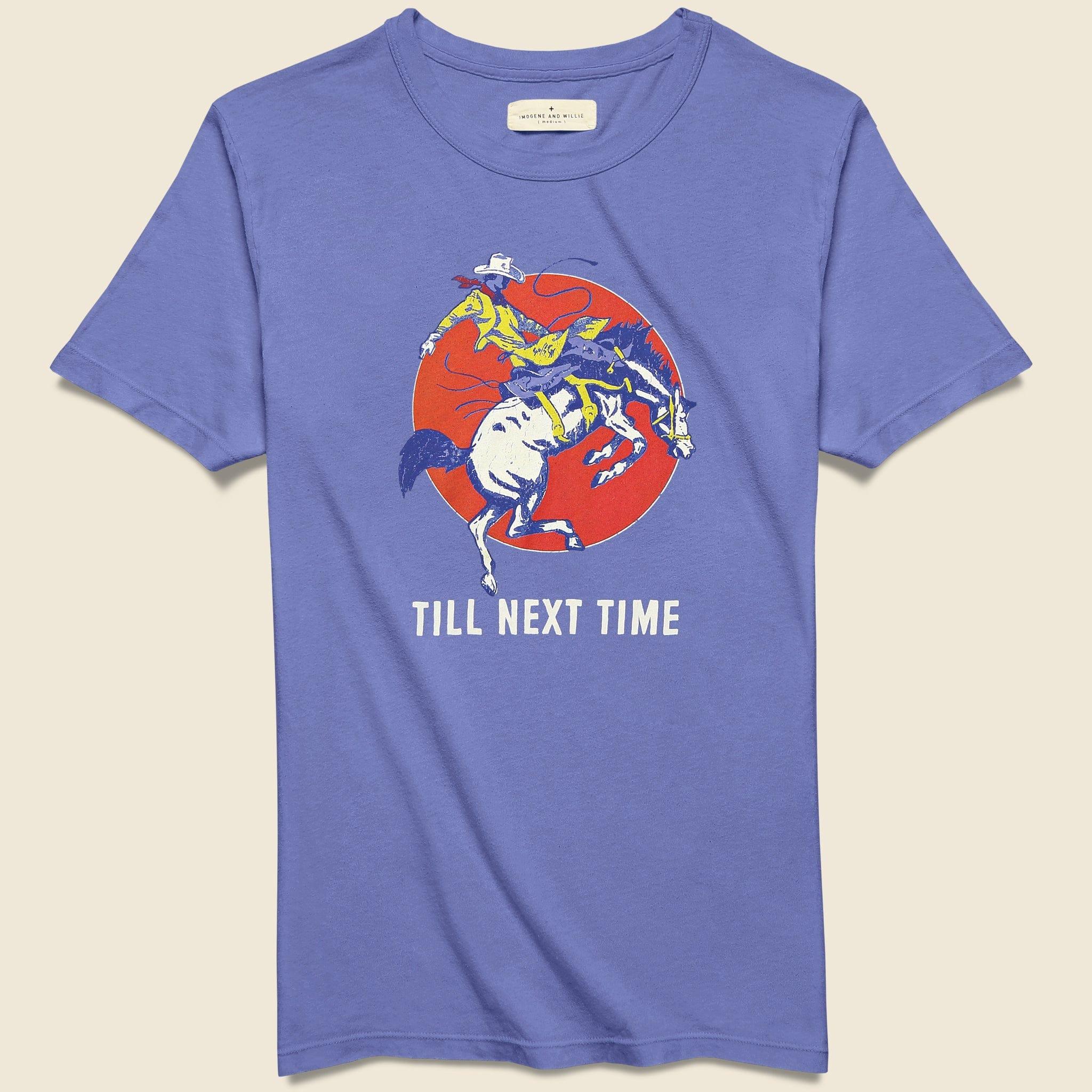 Till Next Time Tee - Light Blue