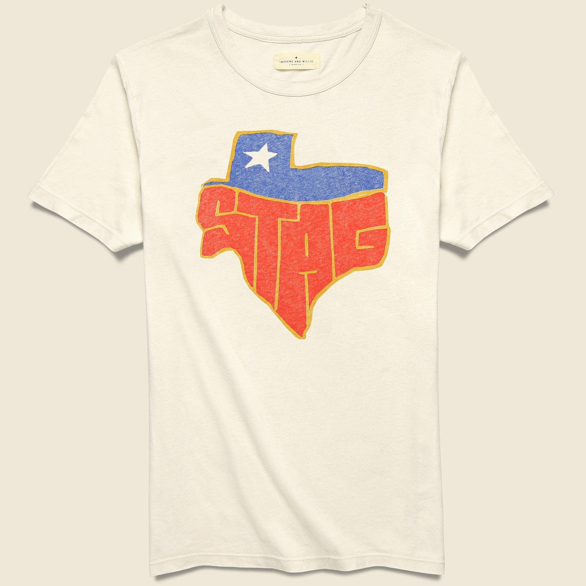 STAG Texas Tee - Vintage White