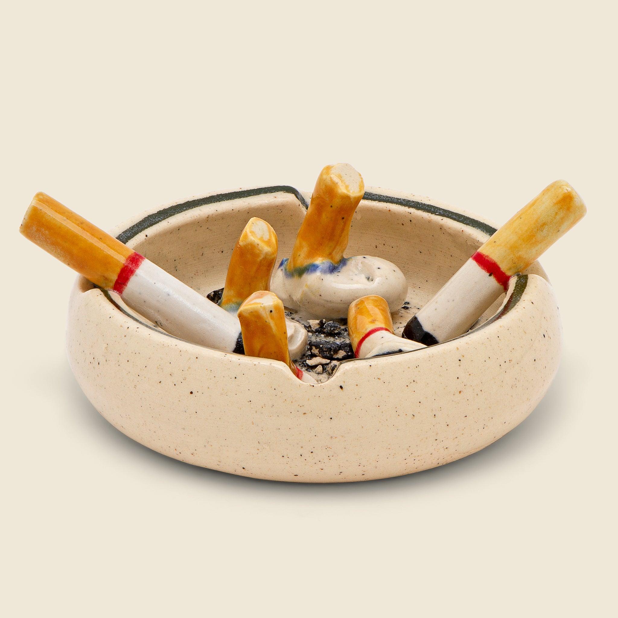 Cigarette Ashtray - White