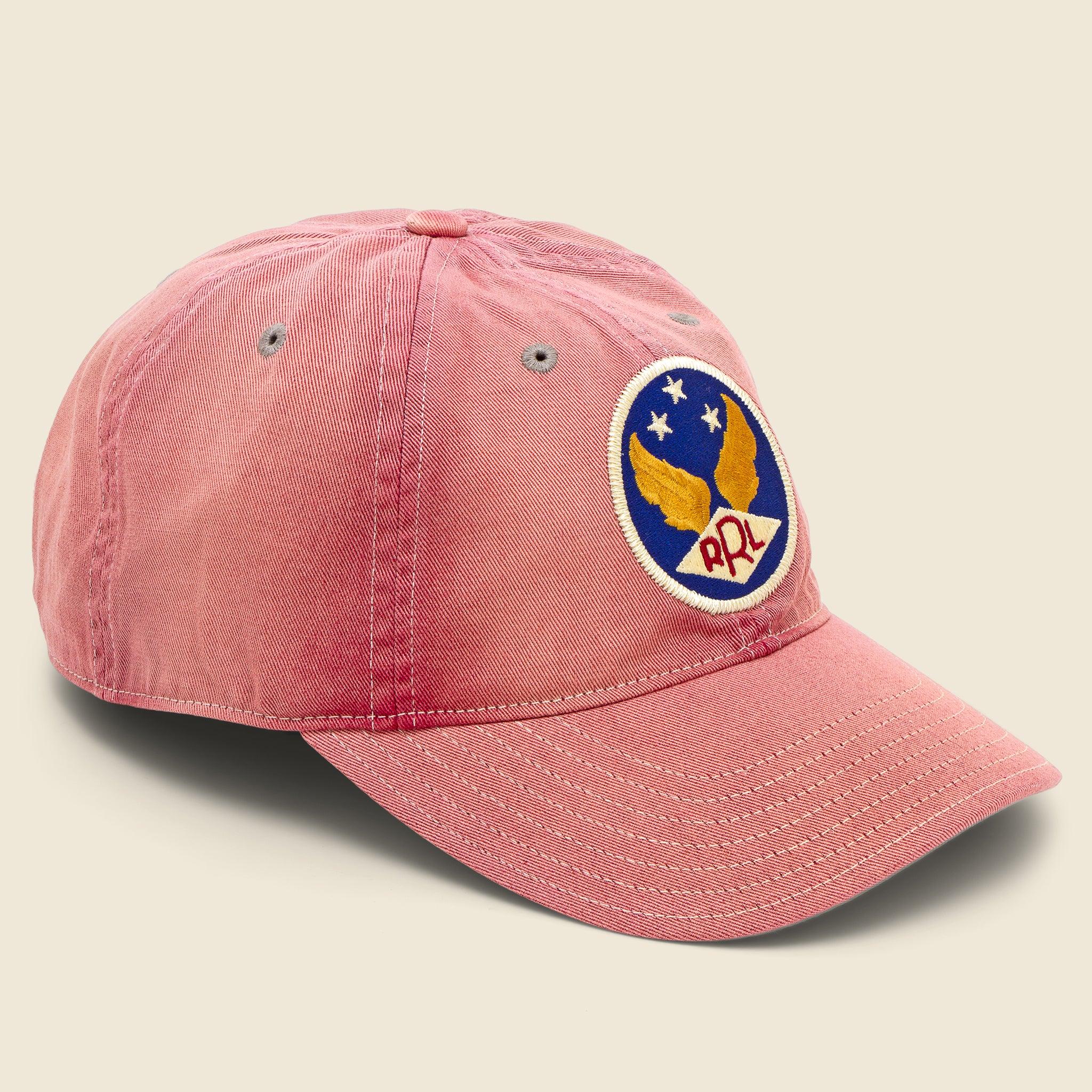Garment-Dyed Twill Ball Cap - Faded Red