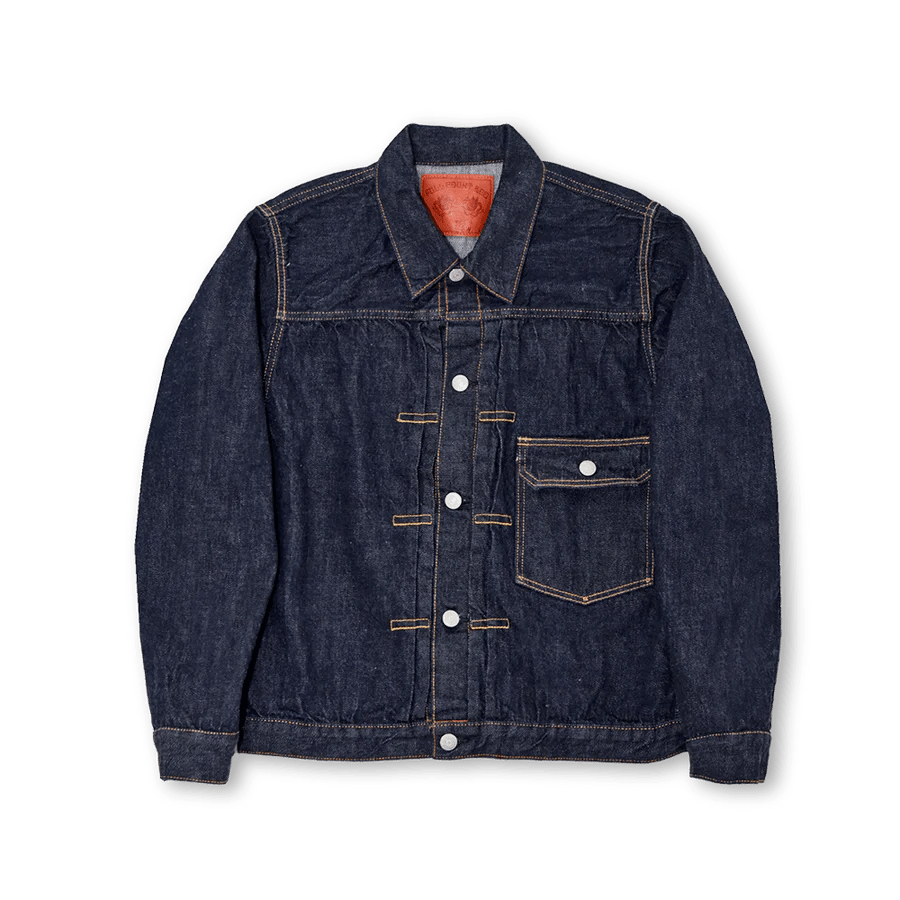 【Fullcount】2107SSW Type 1 Denim Jacket Super Smooth 11oz 超輕薄辛巴威棉復古二代牛仔外套