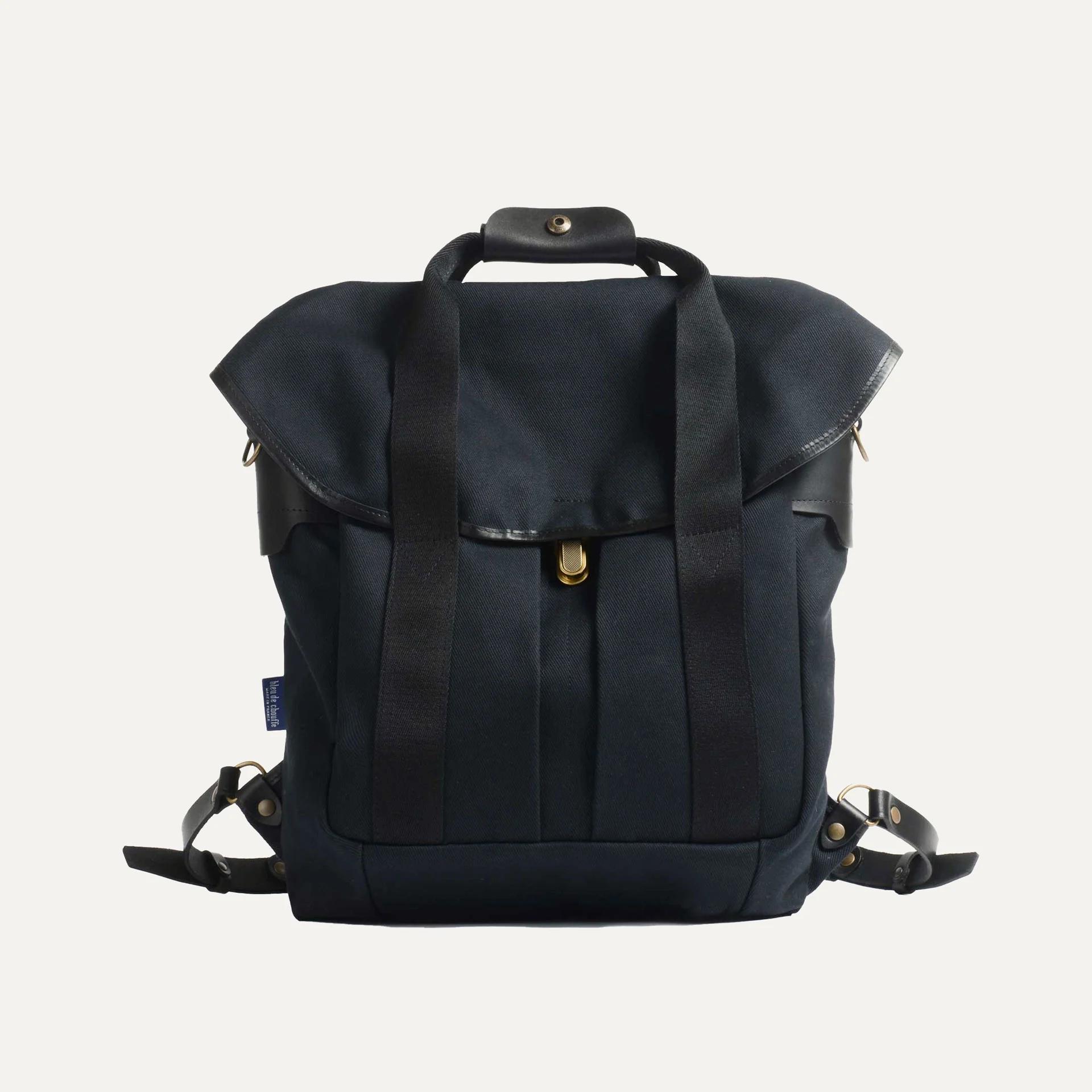 Chiloé Black Backpake 奇洛埃黑色帆布後背包
