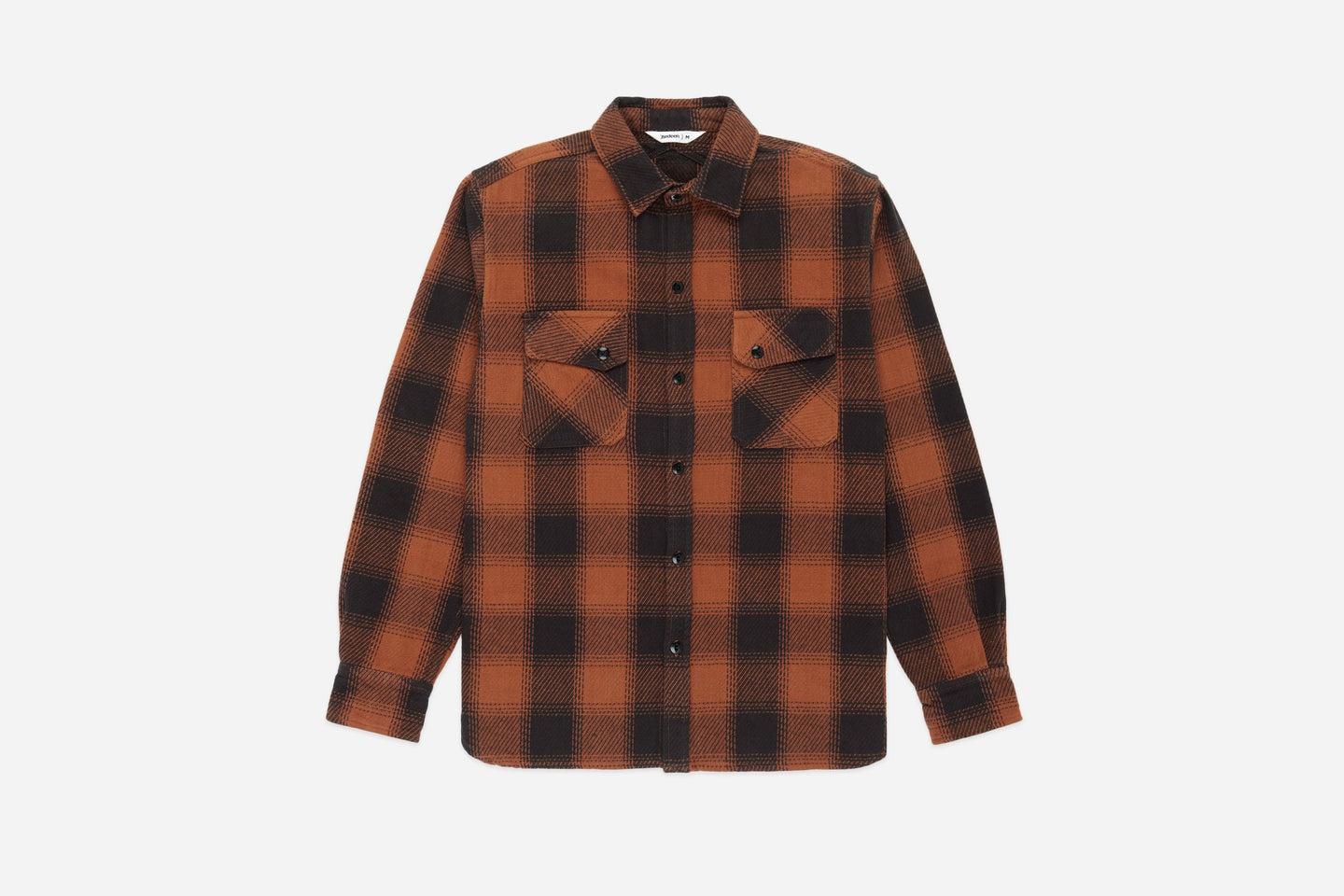 Crosscut Flannel Shirt Rust 旗艦法蘭絨衫鏽橘色
